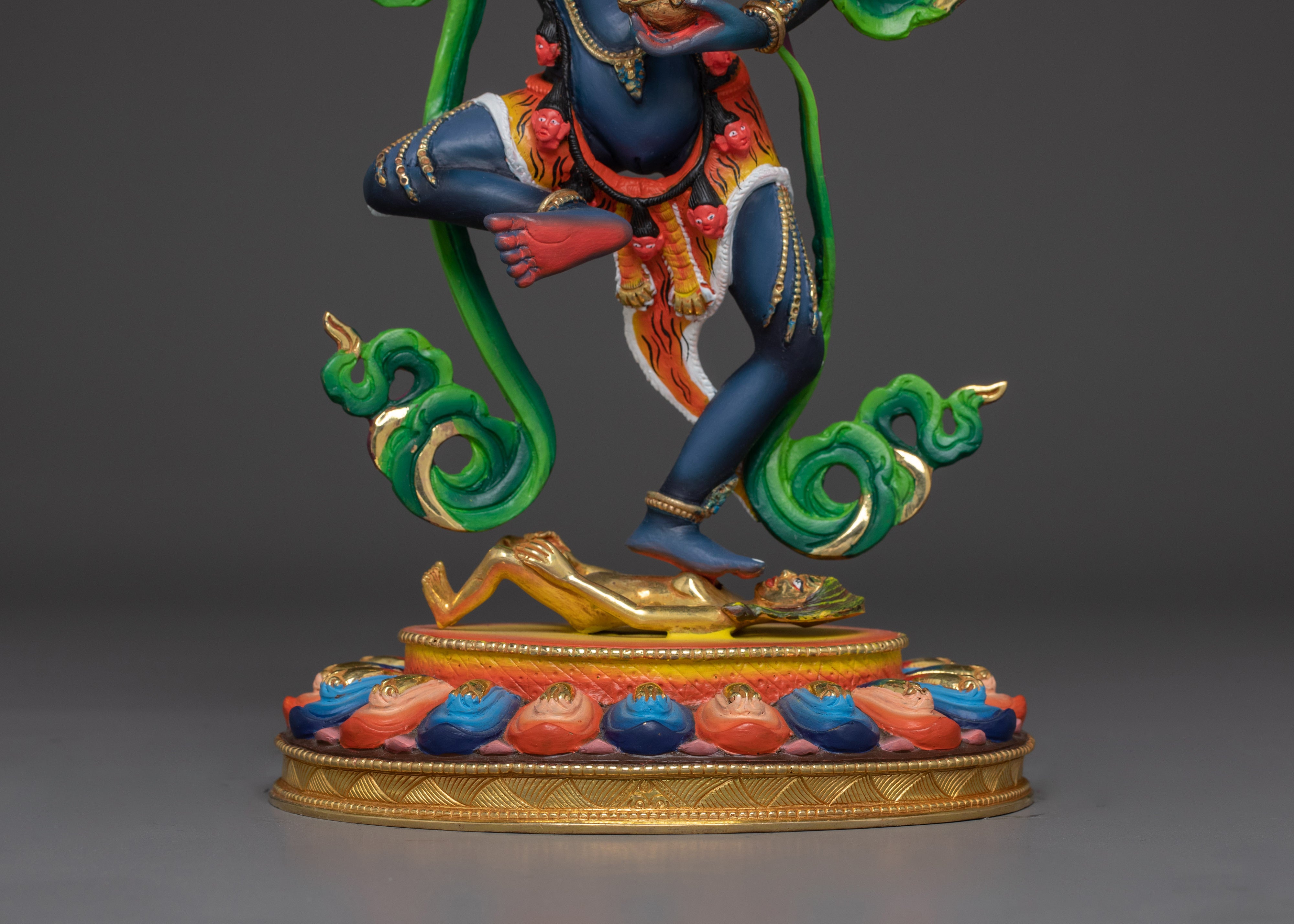 Lion-headed Deity Simha Mukha Statue | Dharma Guardian