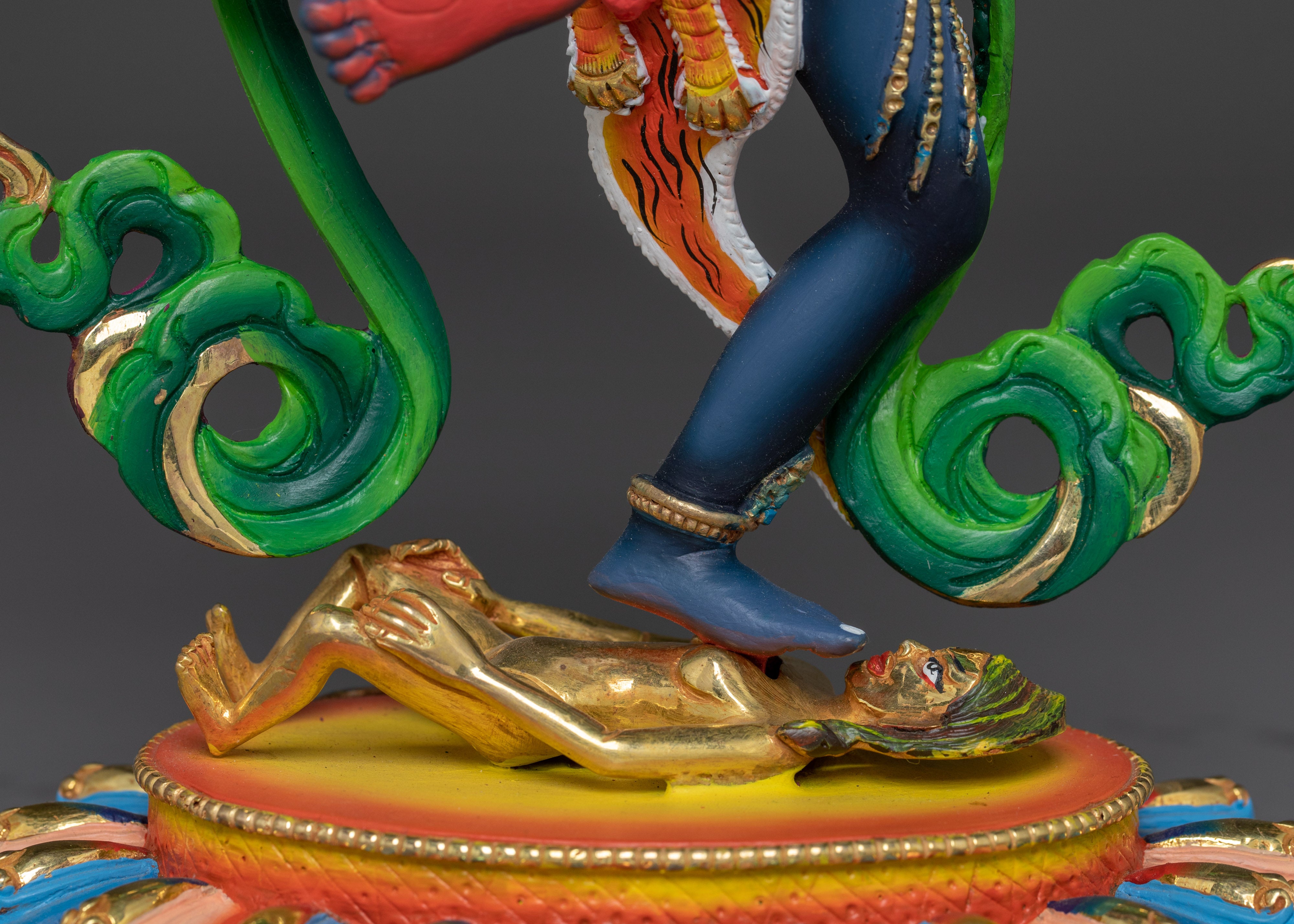 Lion-headed Deity Simha Mukha Statue | Dharma Guardian