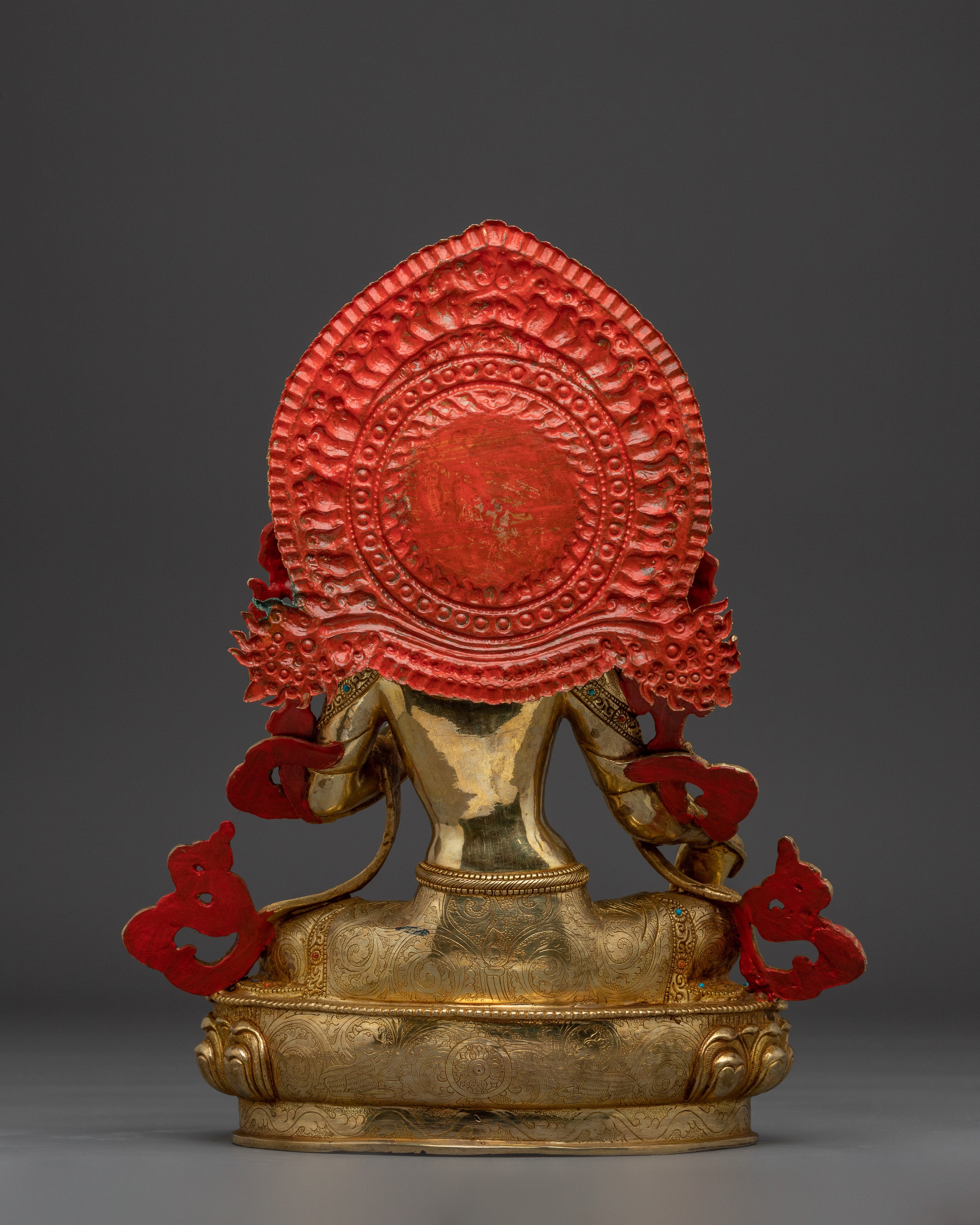 Handmade Peaceful Green Tara Art | Shyama Tara - Mother of All Buddhas