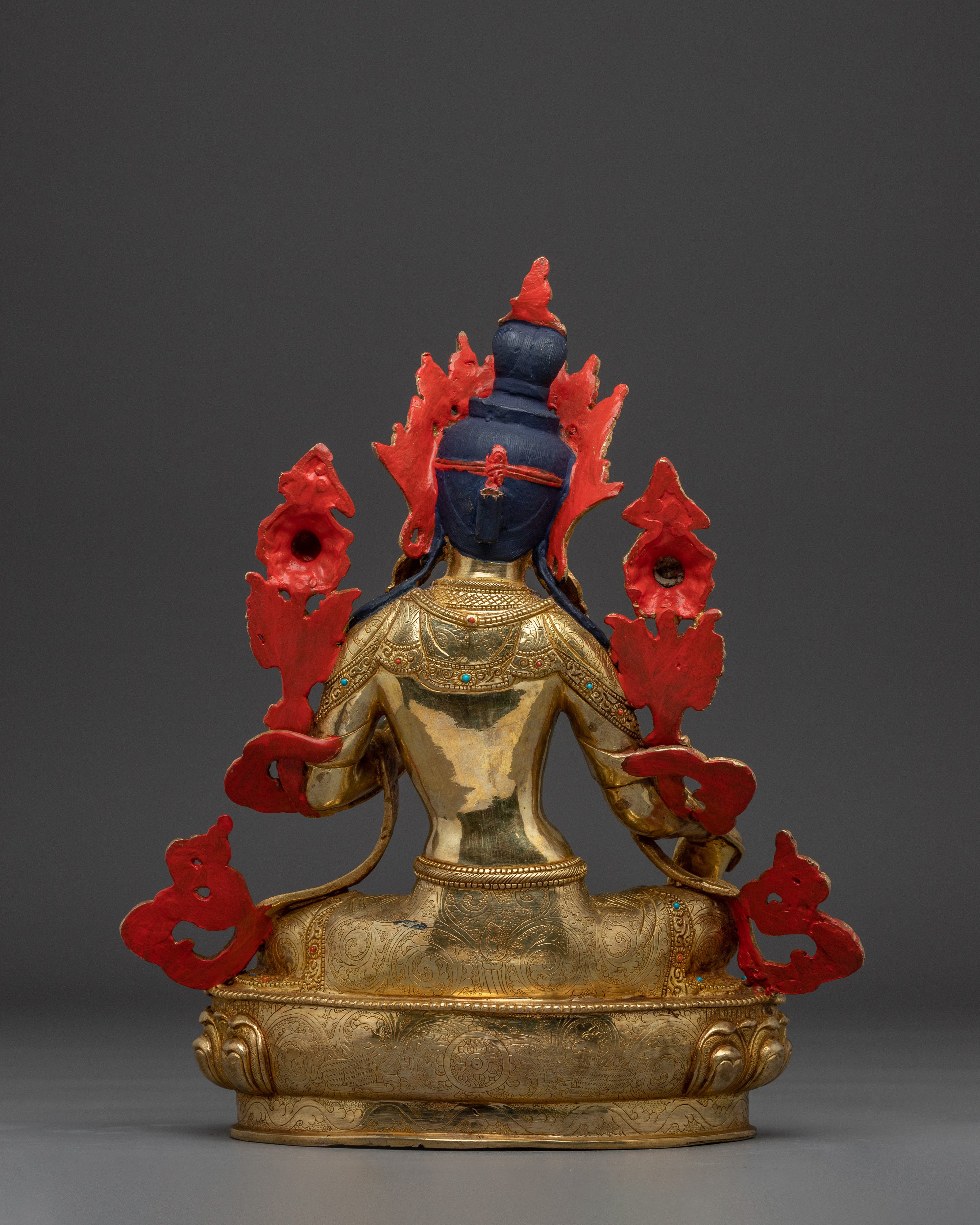 Handmade Peaceful Green Tara Art | Shyama Tara - Mother of All Buddhas