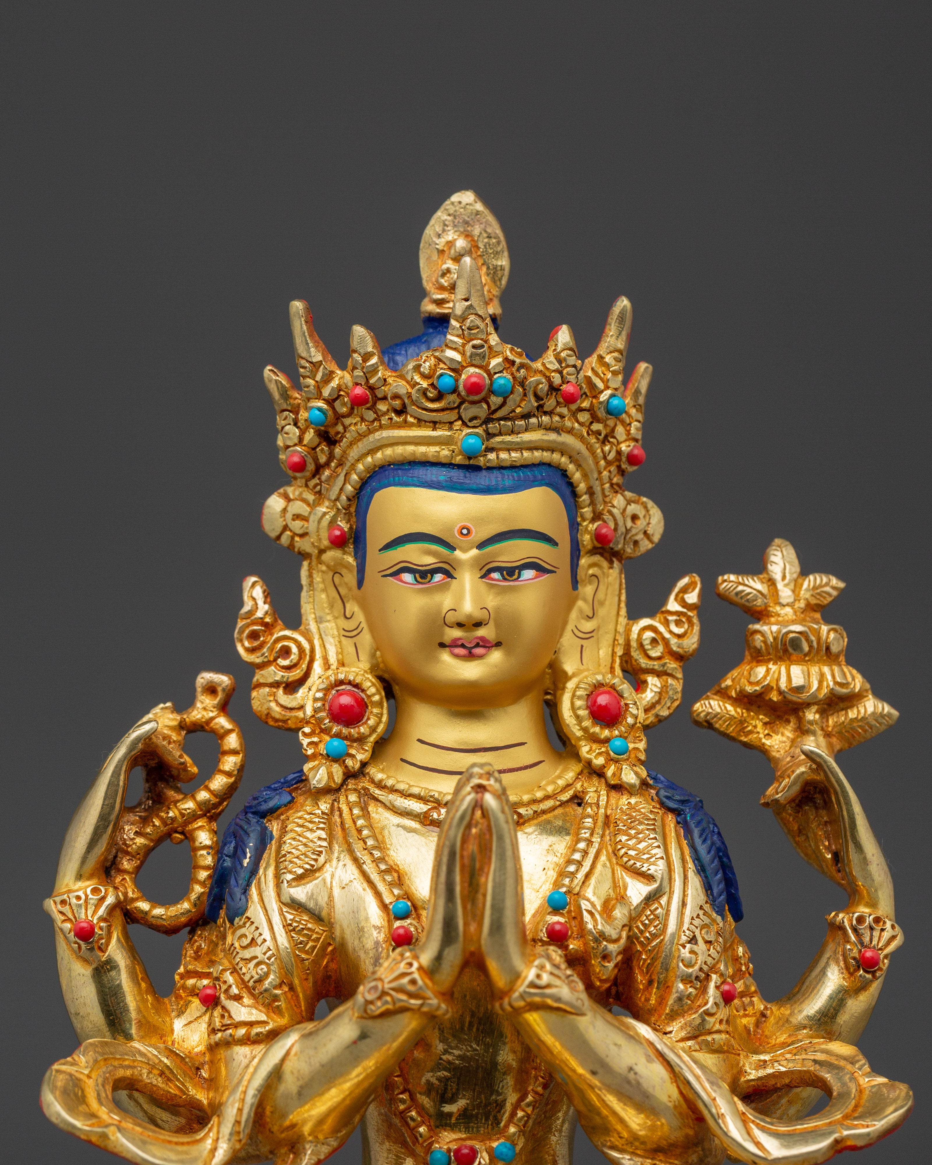 Divine Protector Chenrezig Statue | Bodhisattva of Compassion