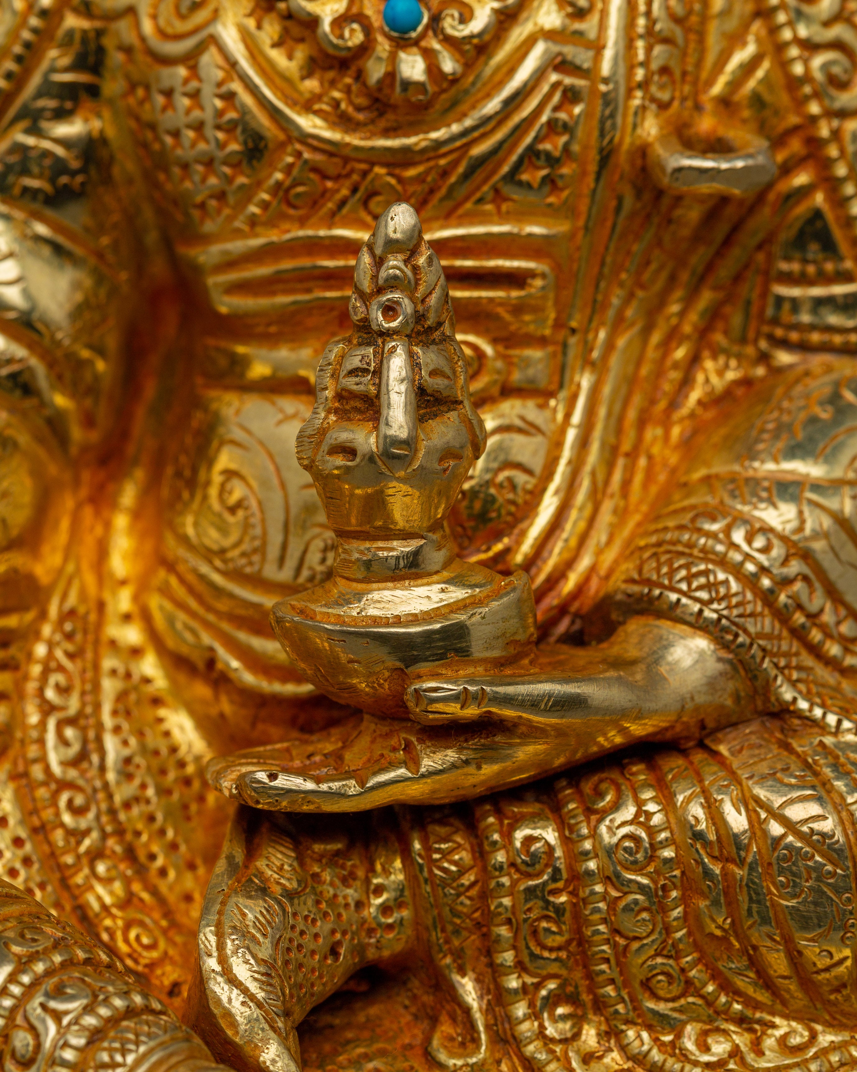 Divine Tantric Master Guru Rinpoche Artwork | Padmasambhava Statue