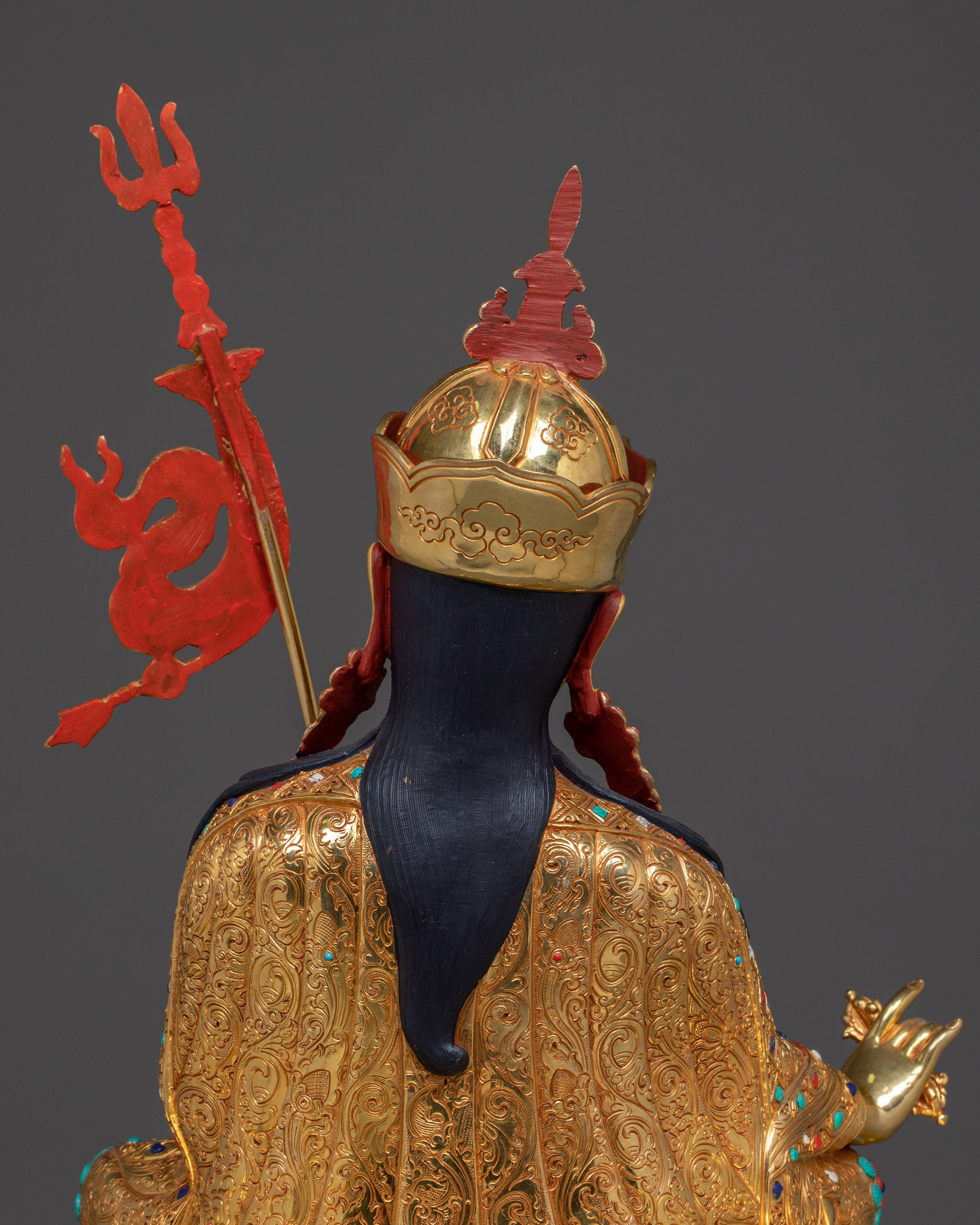 Guru Rinpoche on Throne | Spiritual Altar Decor