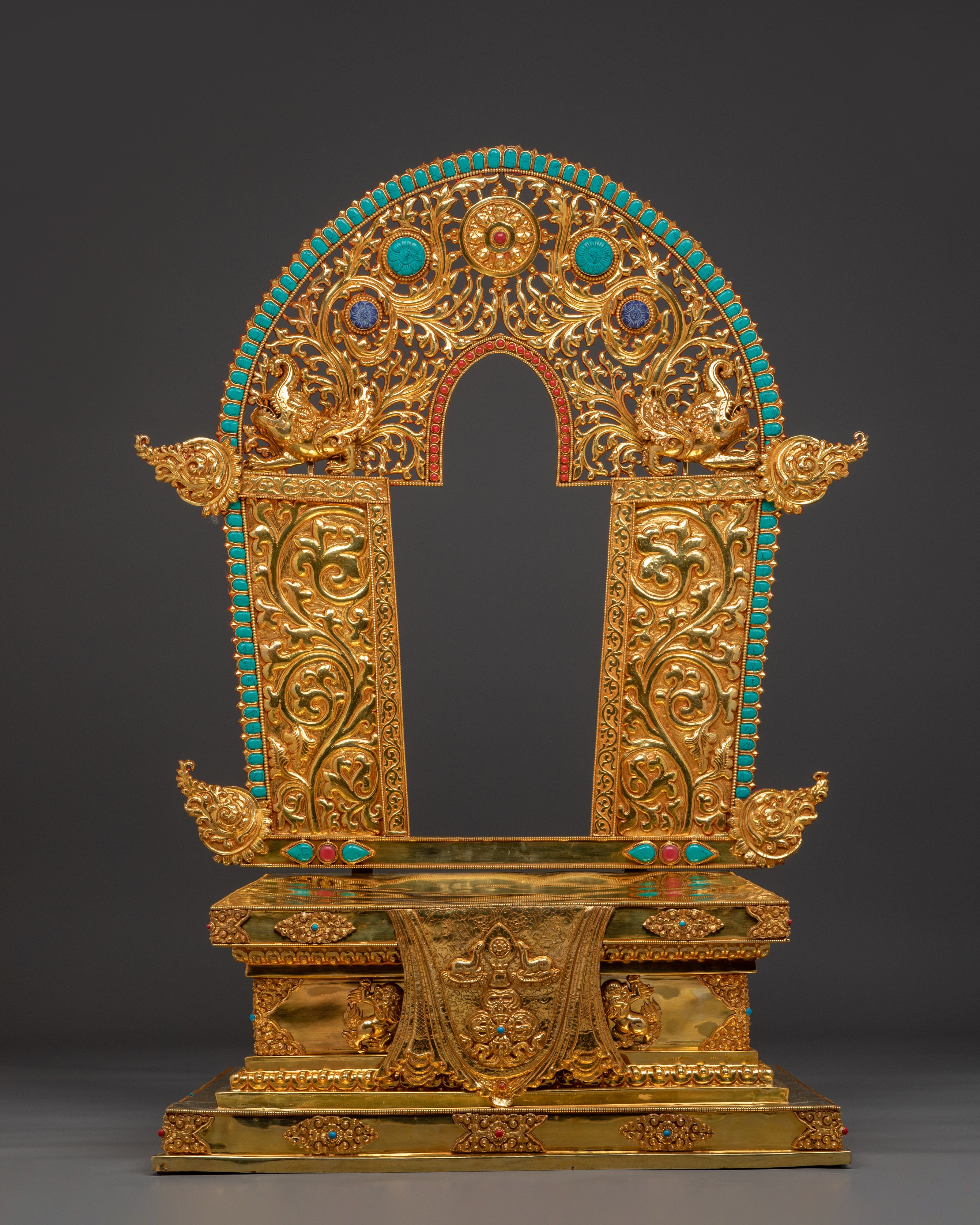Guru Rinpoche on Throne | Spiritual Altar Decor