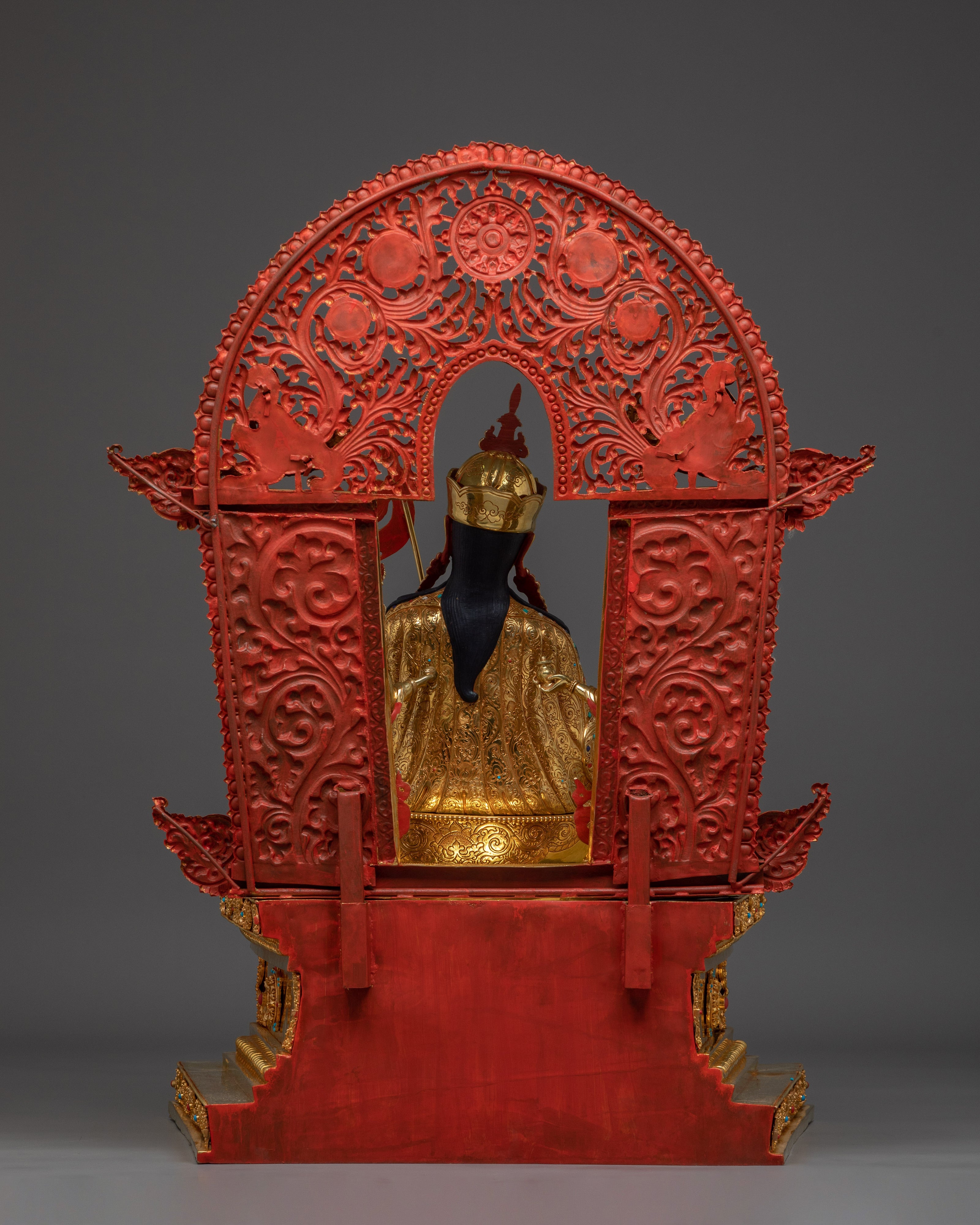 Guru Rinpoche on Throne | Spiritual Altar Decor