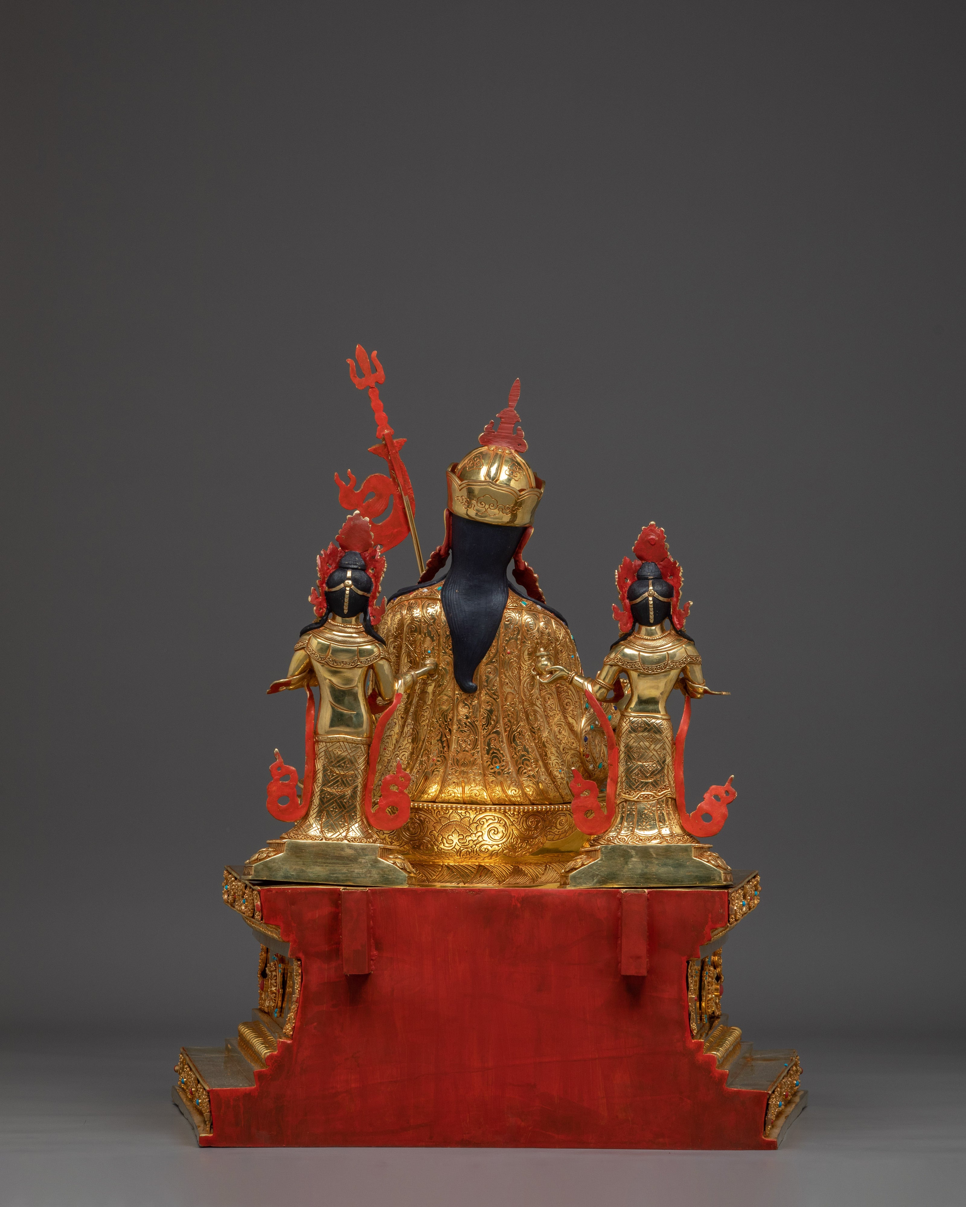 Guru Rinpoche on Throne | Spiritual Altar Decor
