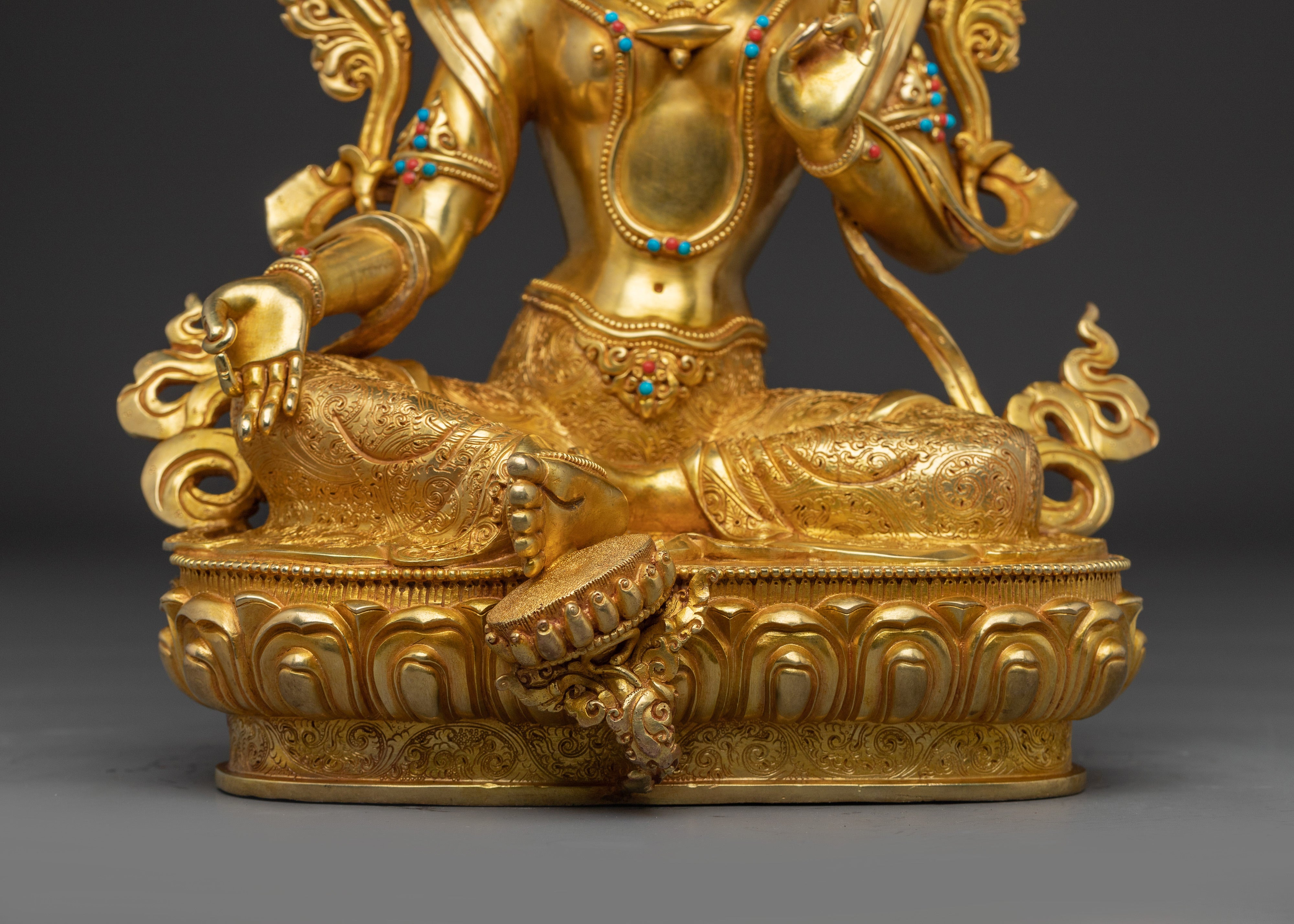 Green Tara Artwork - Divine Protector Deity | Shyama Tara - Mother of All Buddhas