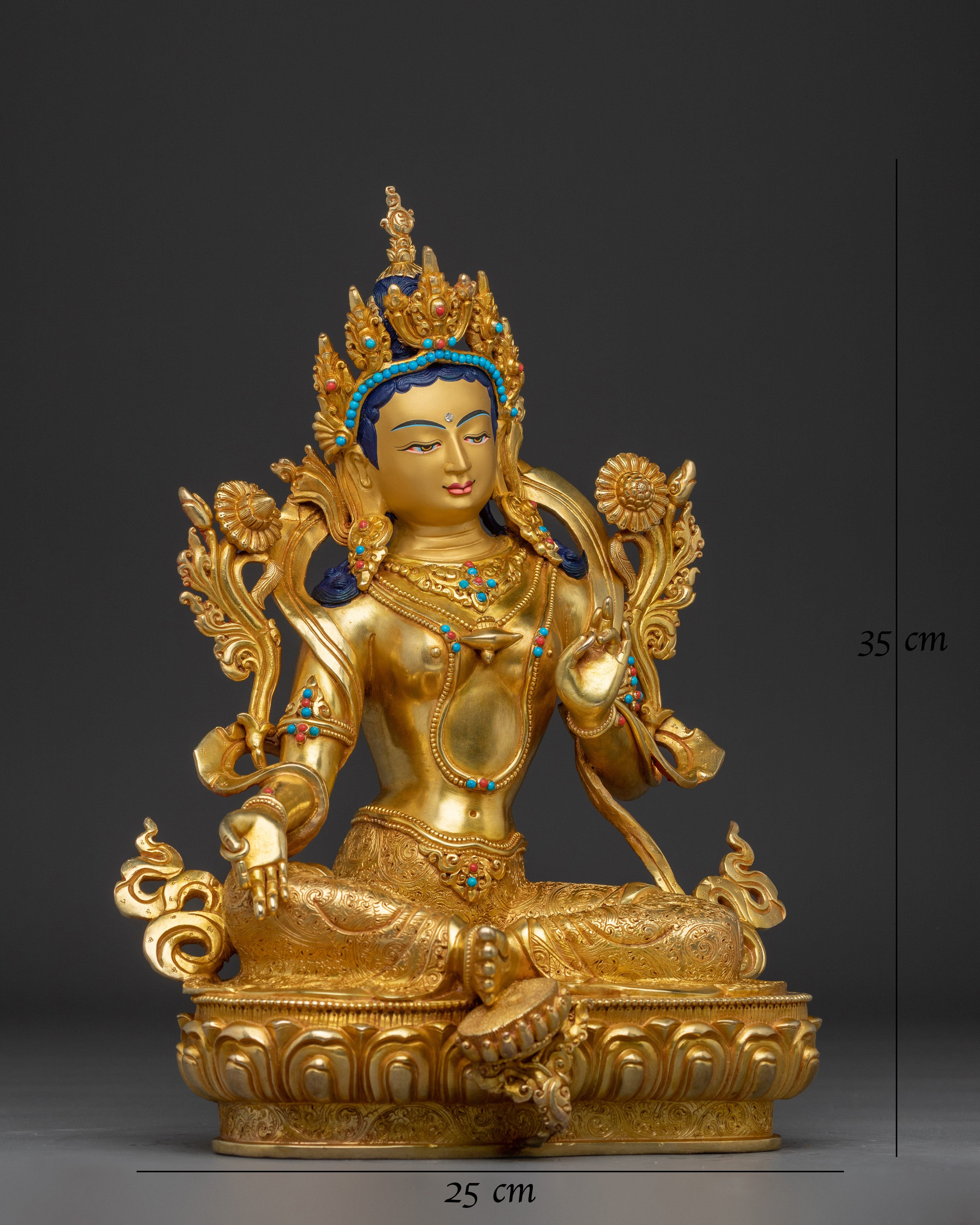 Green Tara Artwork - Divine Protector Deity