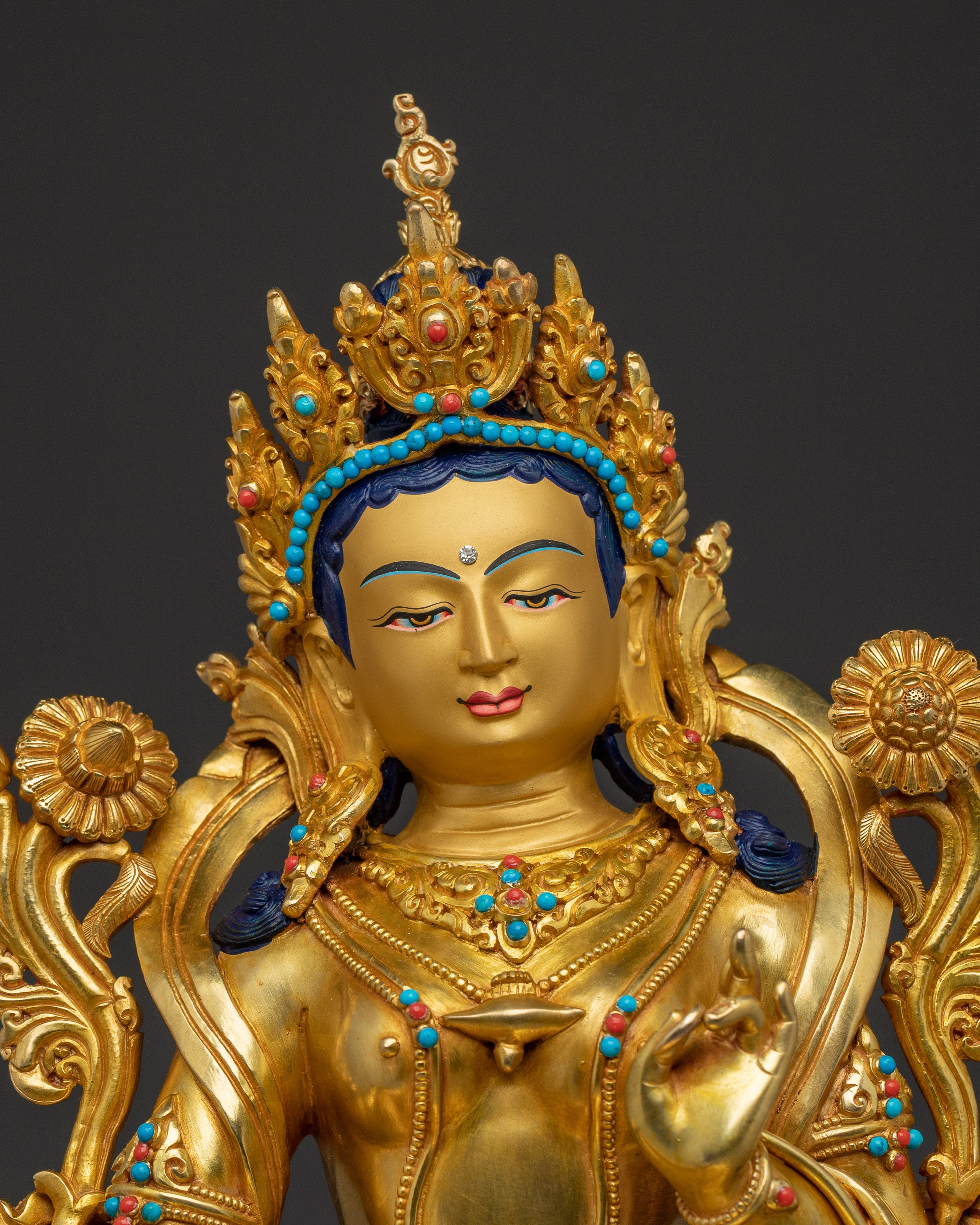 Green Tara Artwork - Divine Protector Deity | Shyama Tara - Mother of All Buddhas