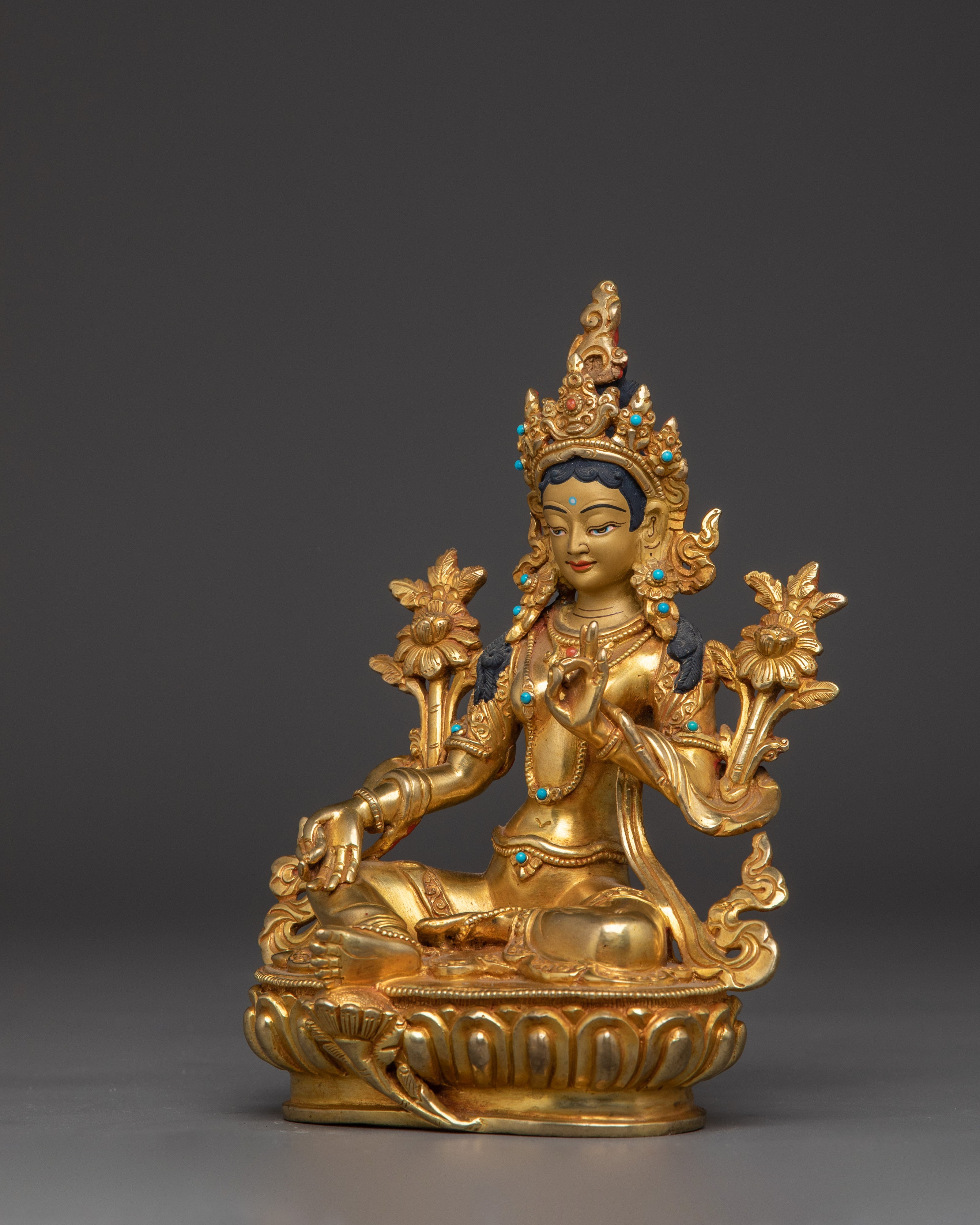 Exquisite Green Tara Art | Embodiment of Compassion and Swift Protection
