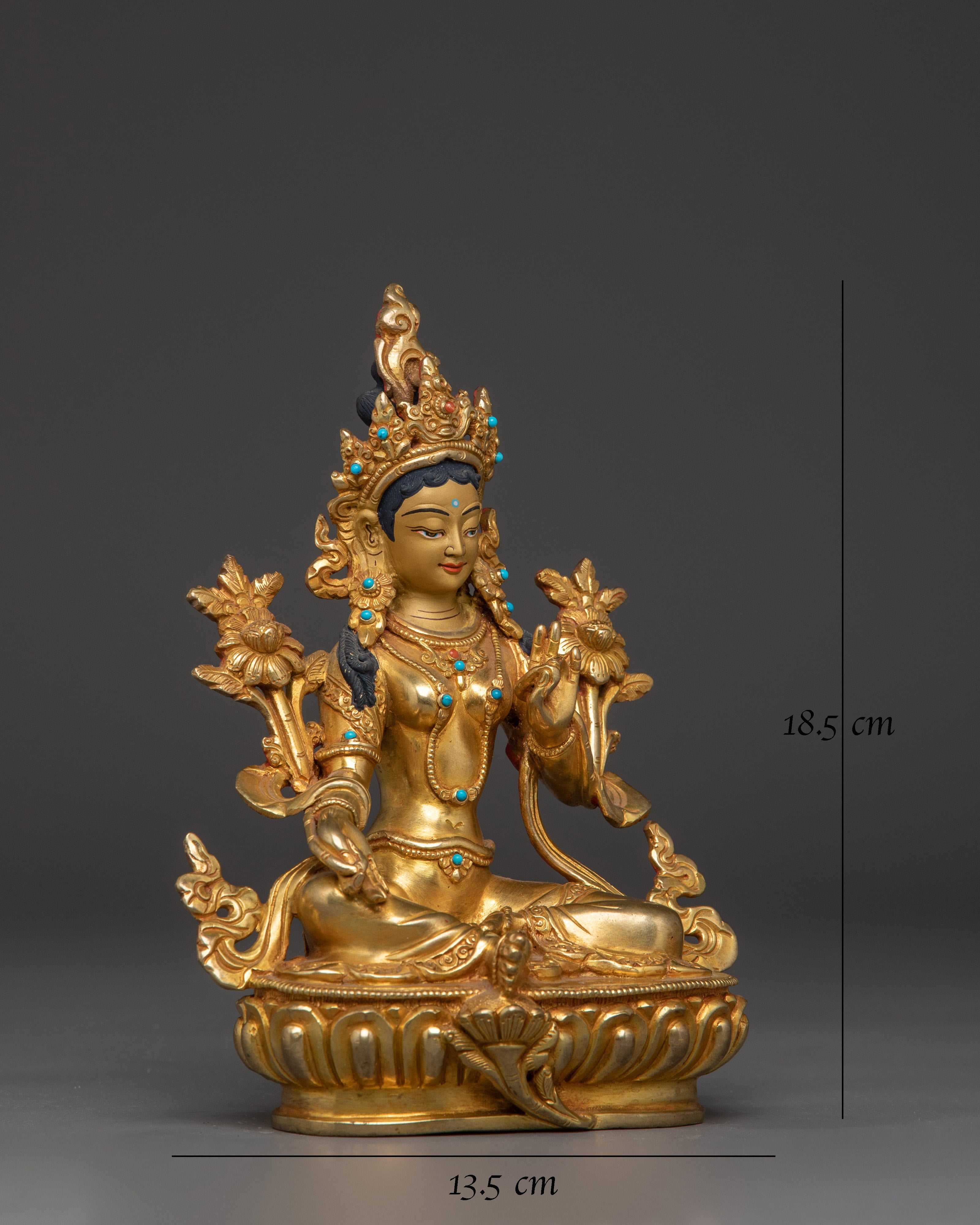 Exquisite Green Tara Art