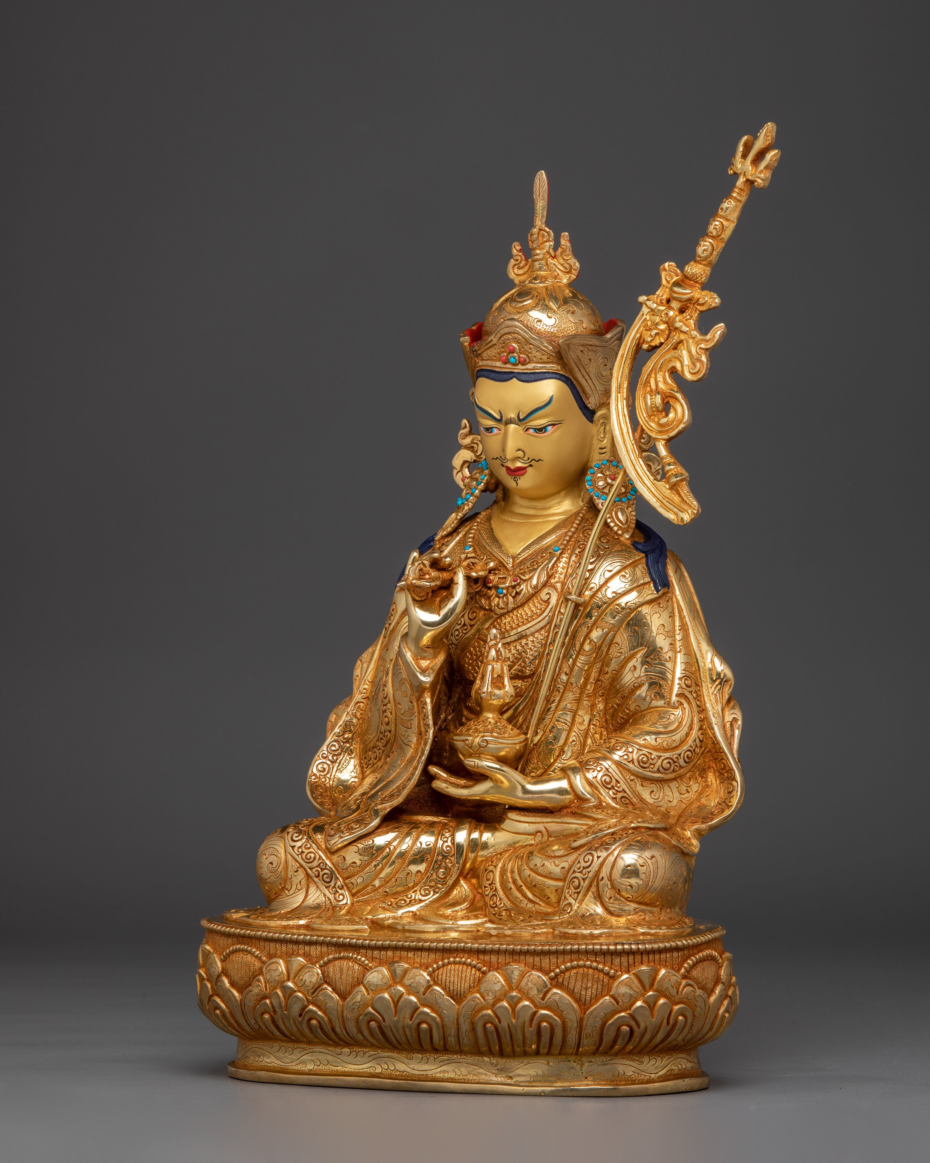 Padmasambhava Buddhist Figurine of Guru Rinpoche | Trantric Master