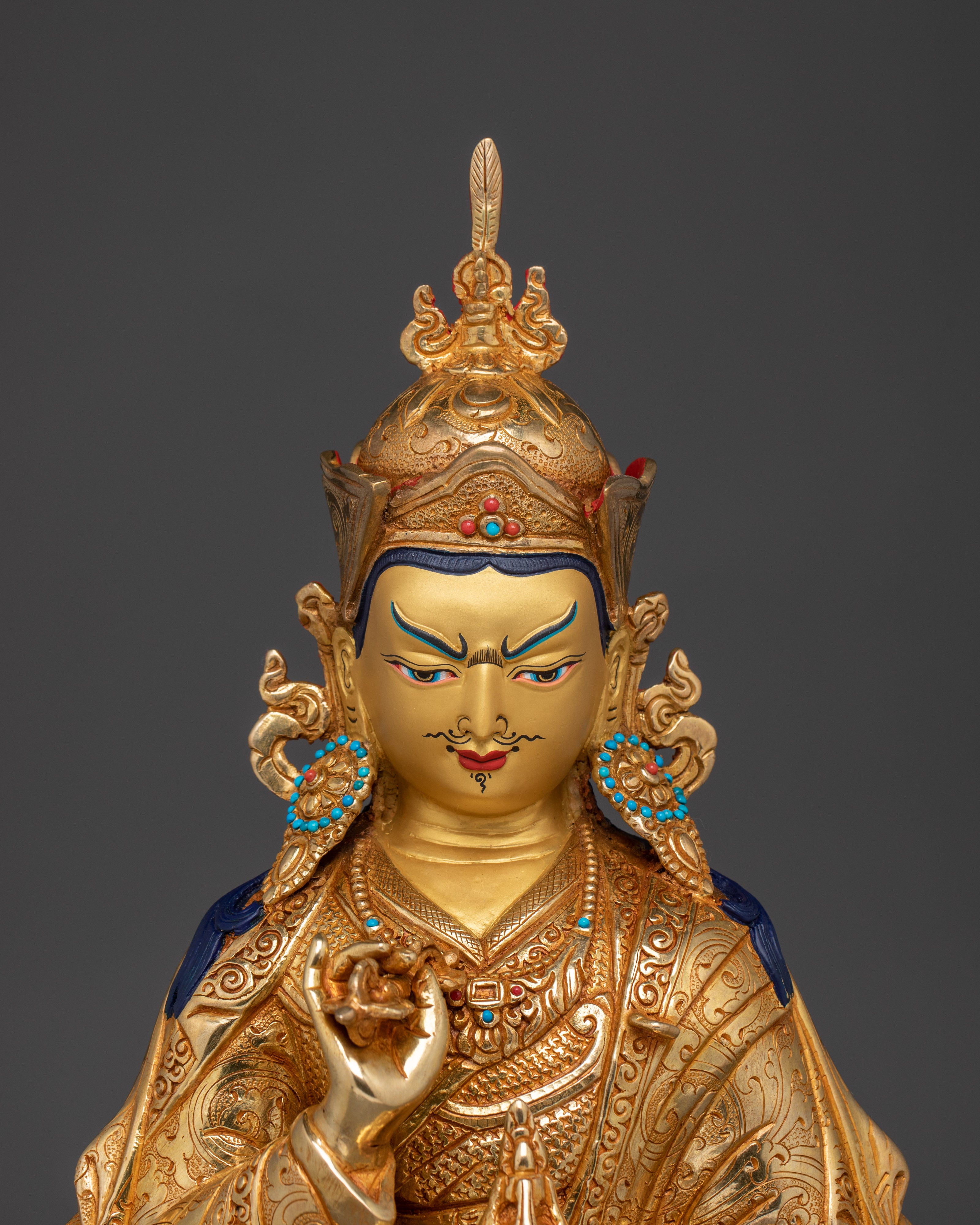 Padmasambhava Buddhist Figurine of Guru Rinpoche | Trantric Master