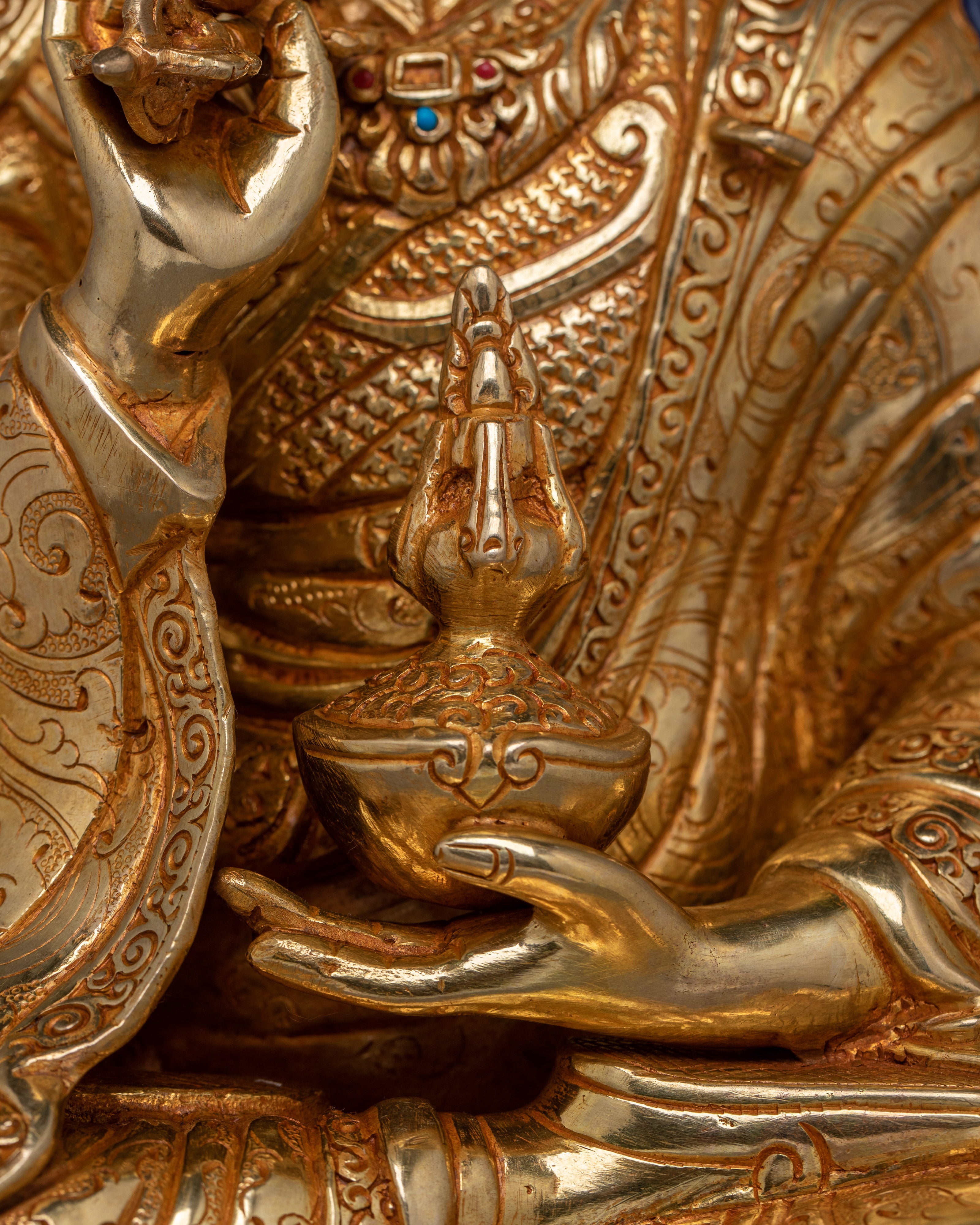 Padmasambhava Buddhist Figurine of Guru Rinpoche | Trantric Master