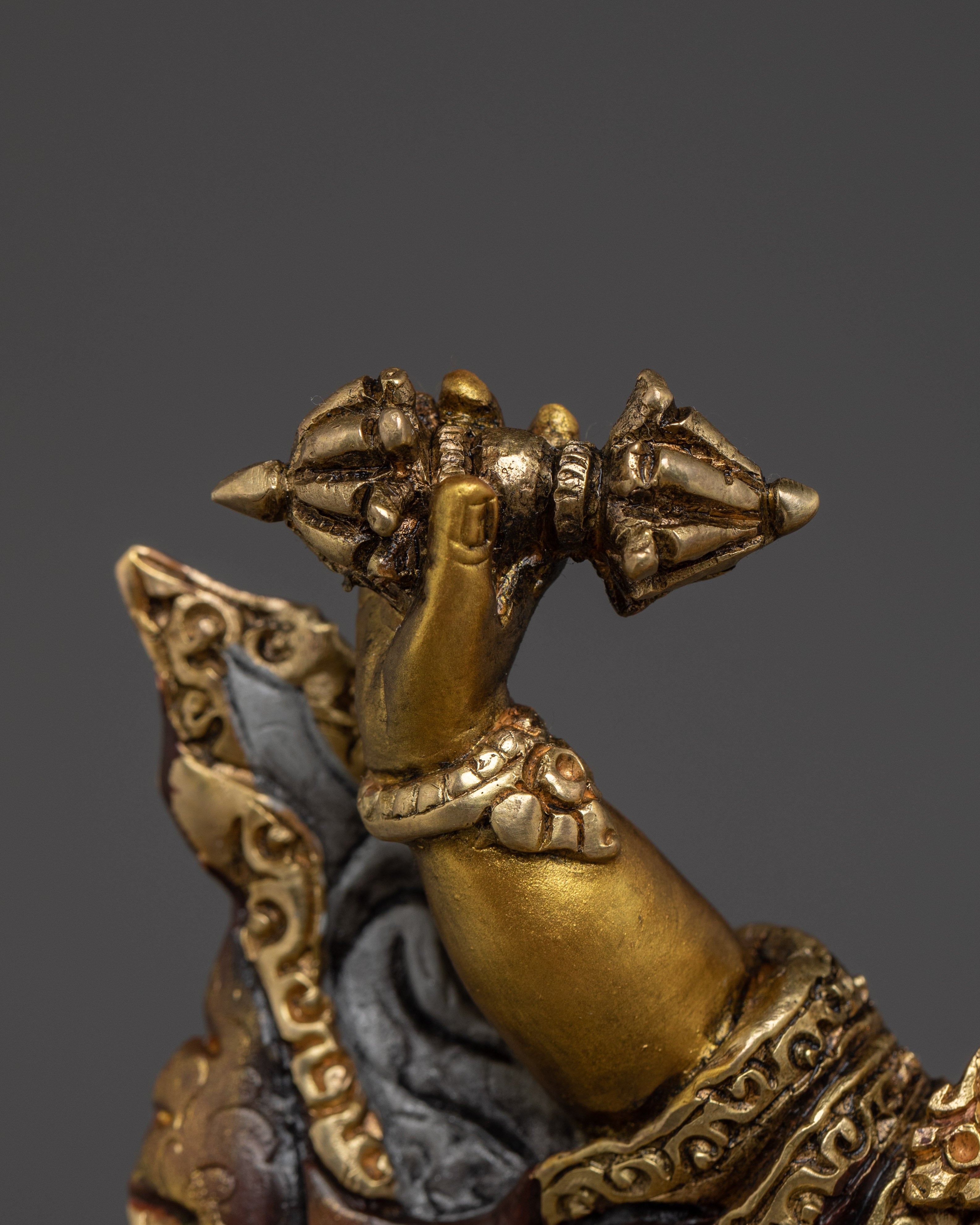 Sculpture of Dorje Drollo | Wrathful Protector Deity