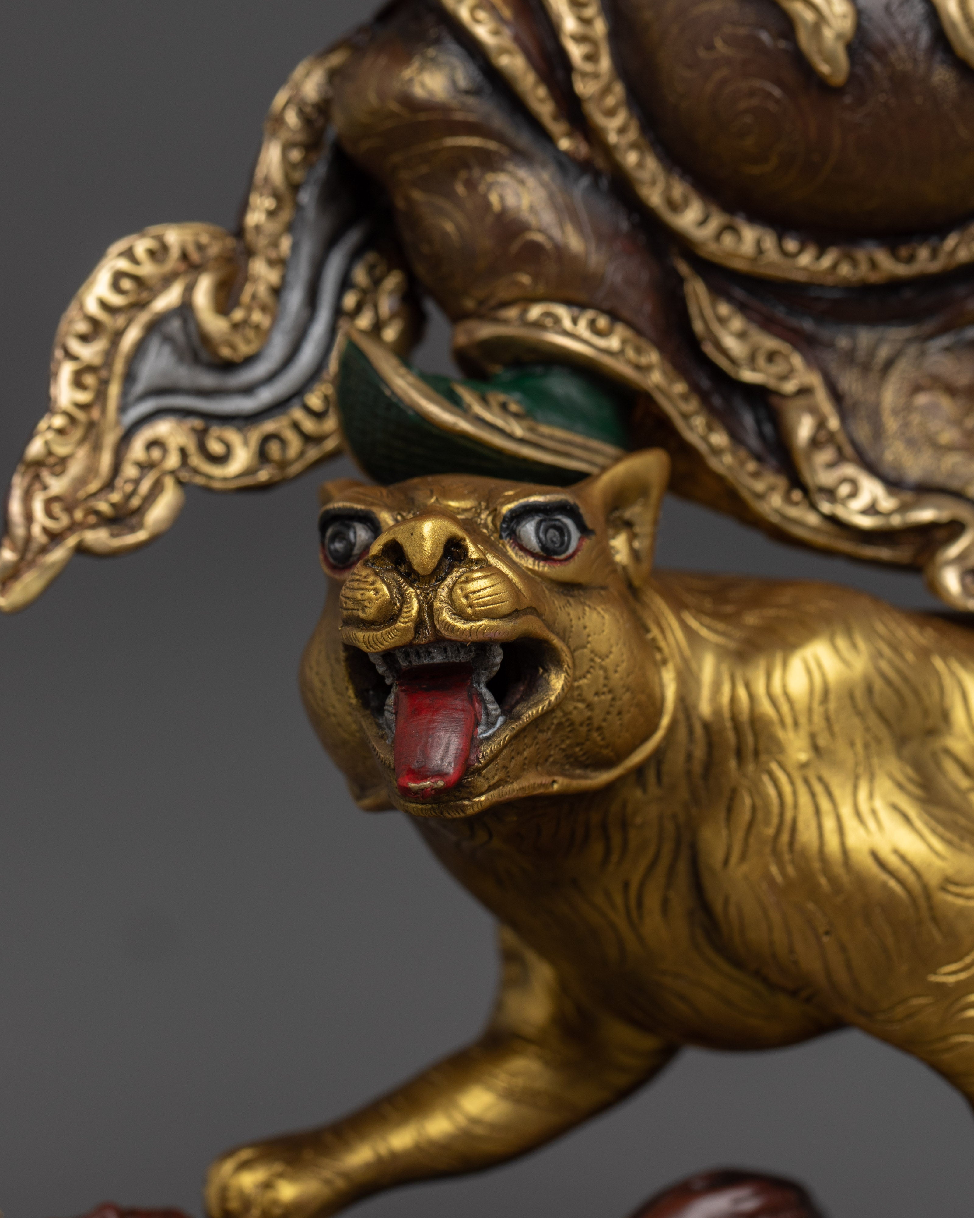 Sculpture of Dorje Drollo | Wrathful Protector Deity