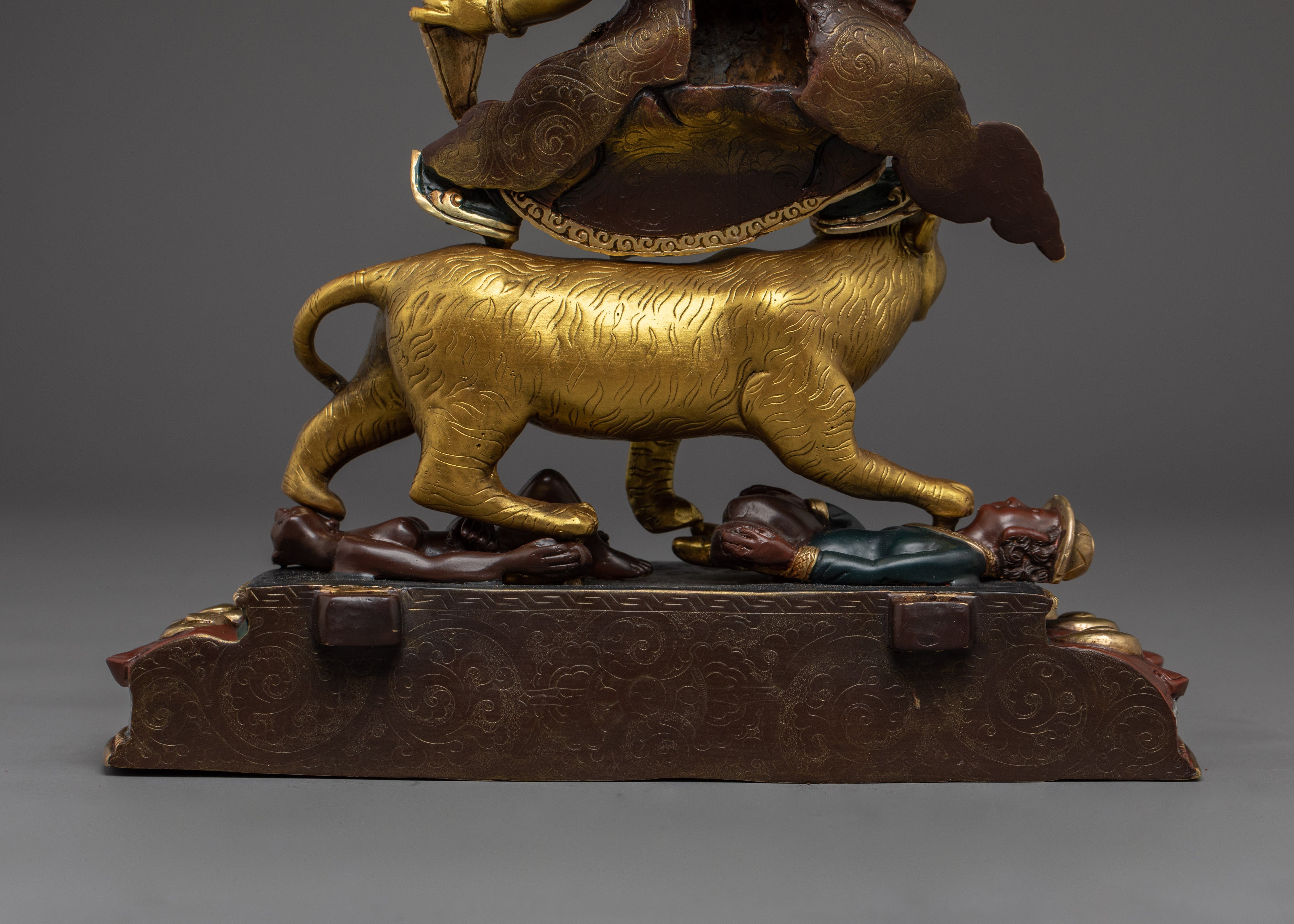 Sculpture of Dorje Drollo | Wrathful Protector Deity