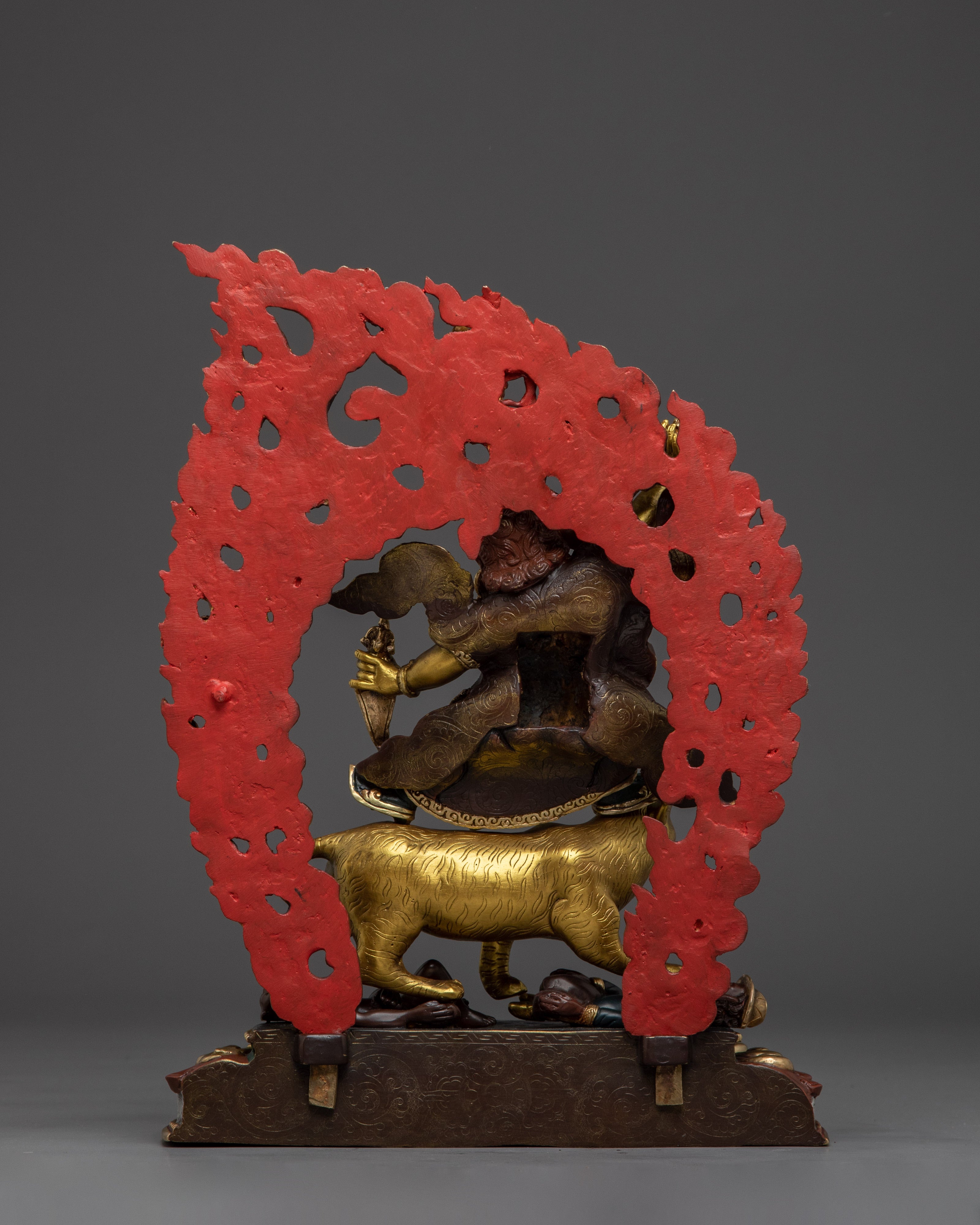Sculpture of Dorje Drollo | Wrathful Protector Deity