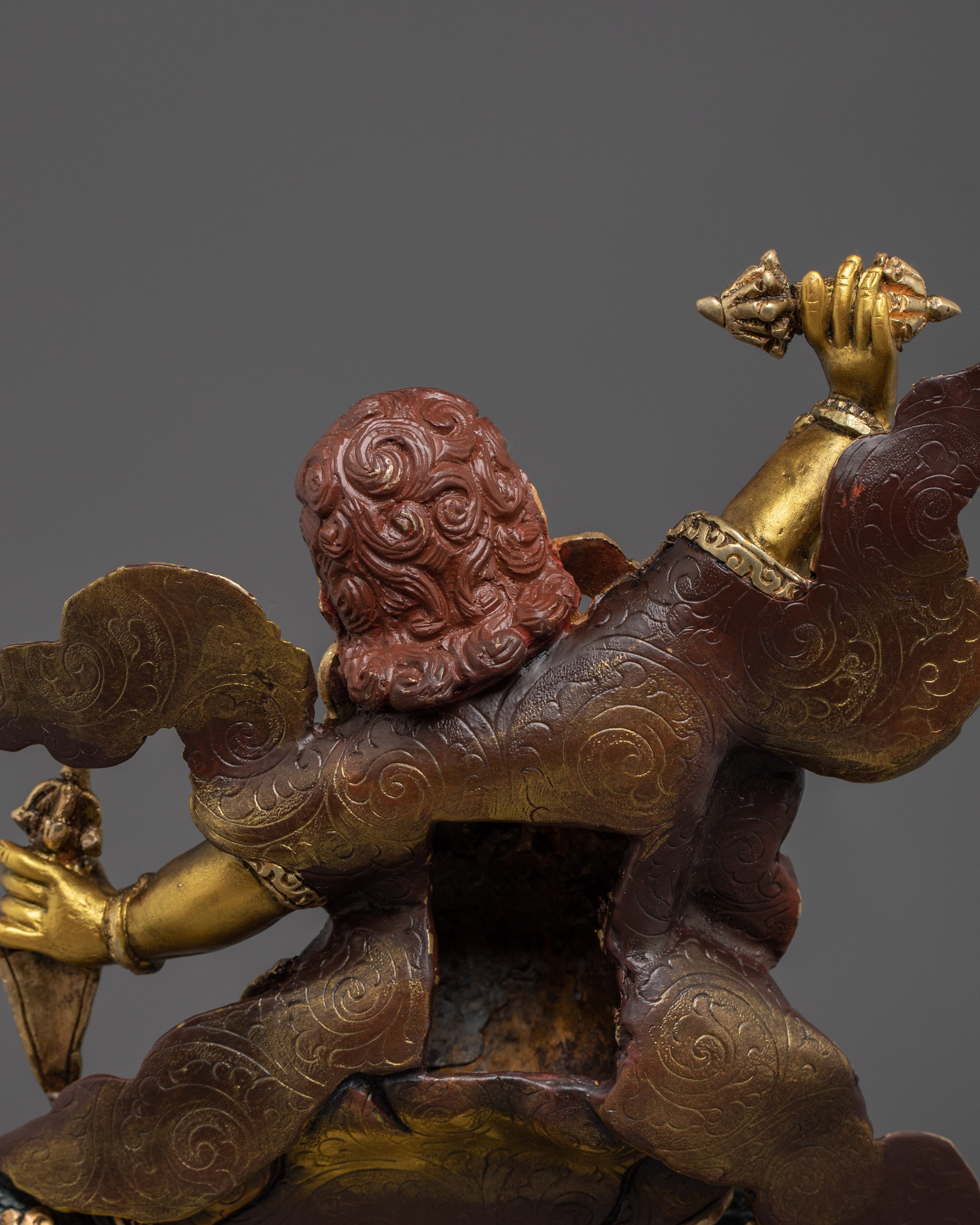 Sculpture of Dorje Drollo | Wrathful Protector Deity