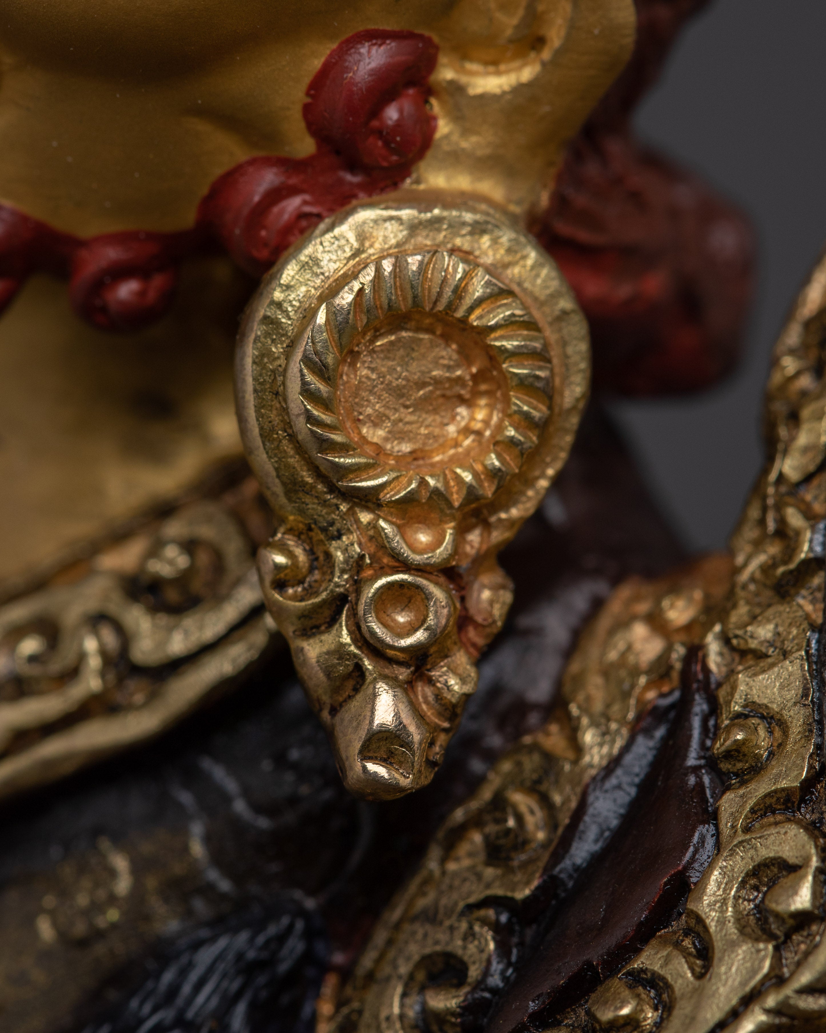 Sculpture of Dorje Drollo | Wrathful Protector Deity