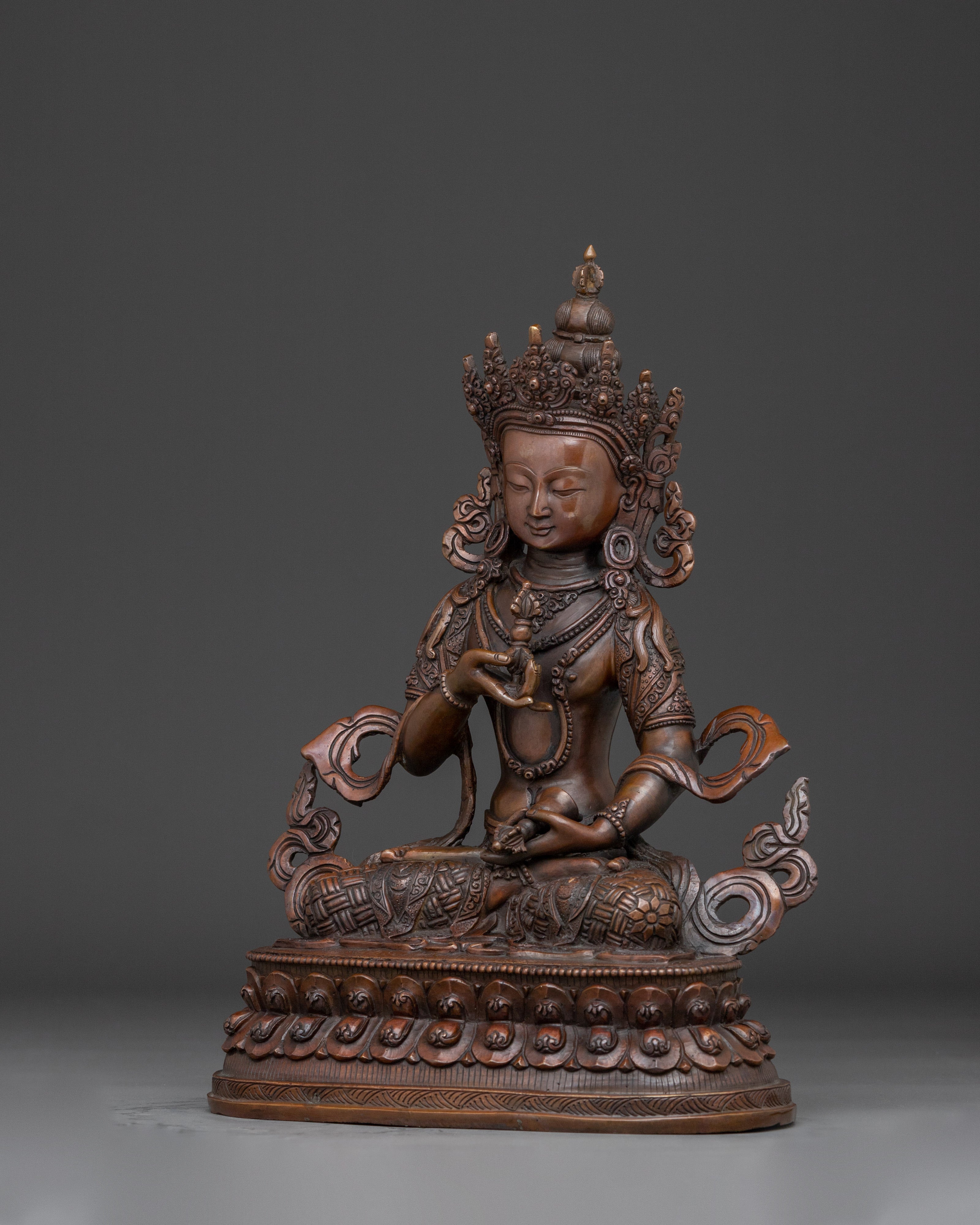 Oxidized Dorje Sempa Artwork | Vajrasattva - Embodiment of Purification