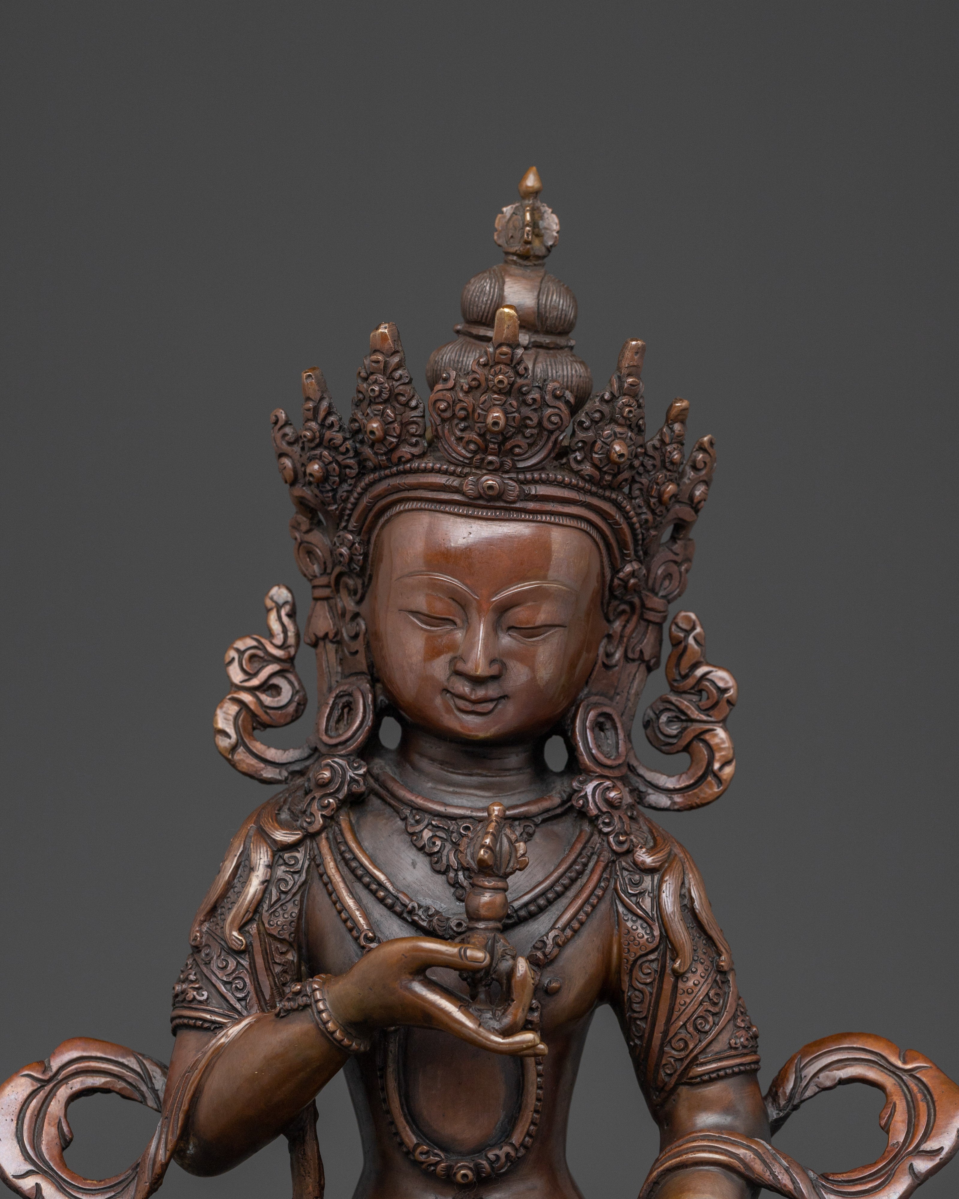 Oxidized Dorje Sempa Artwork | Vajrasattva - Embodiment of Purification