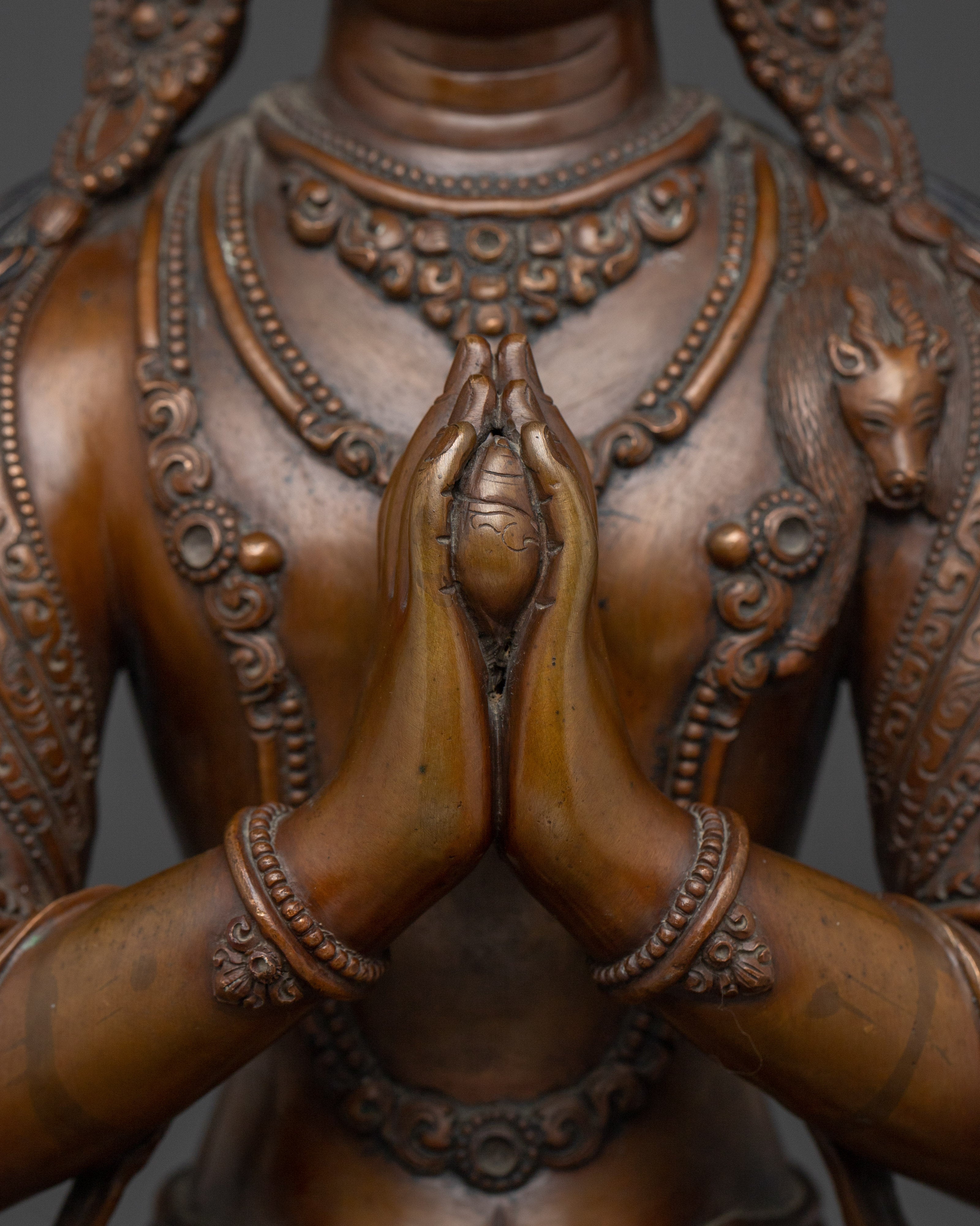 Tibetan Buddhism Artwork of Chenrezig | Four Armed Avalokiteshvara