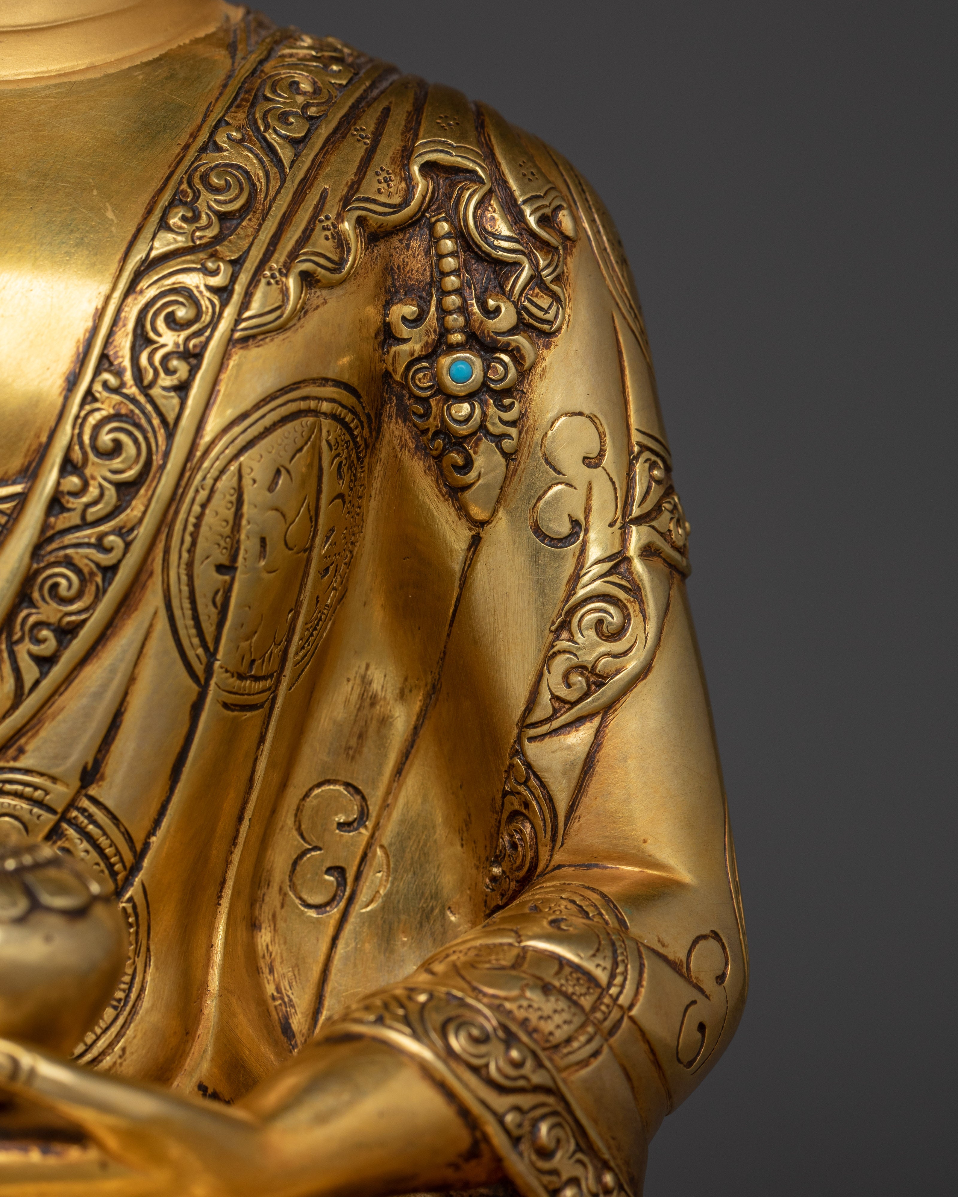 11 Inch Tibetan Shakyamuni Buddha Artwork | Enlightened One
