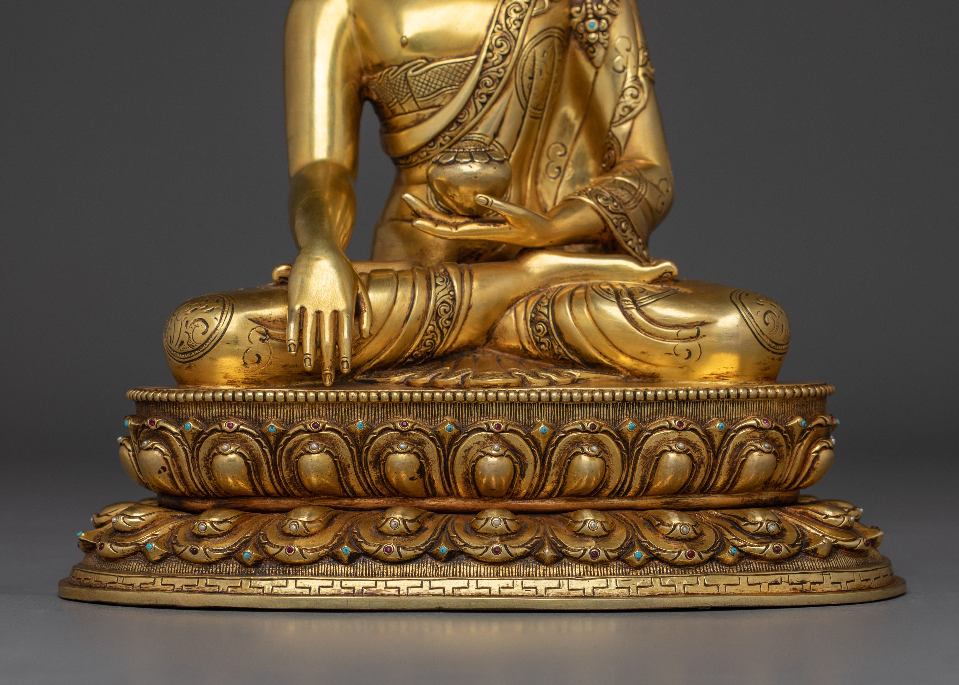 11 Inch Tibetan Shakyamuni Buddha Artwork | Enlightened One