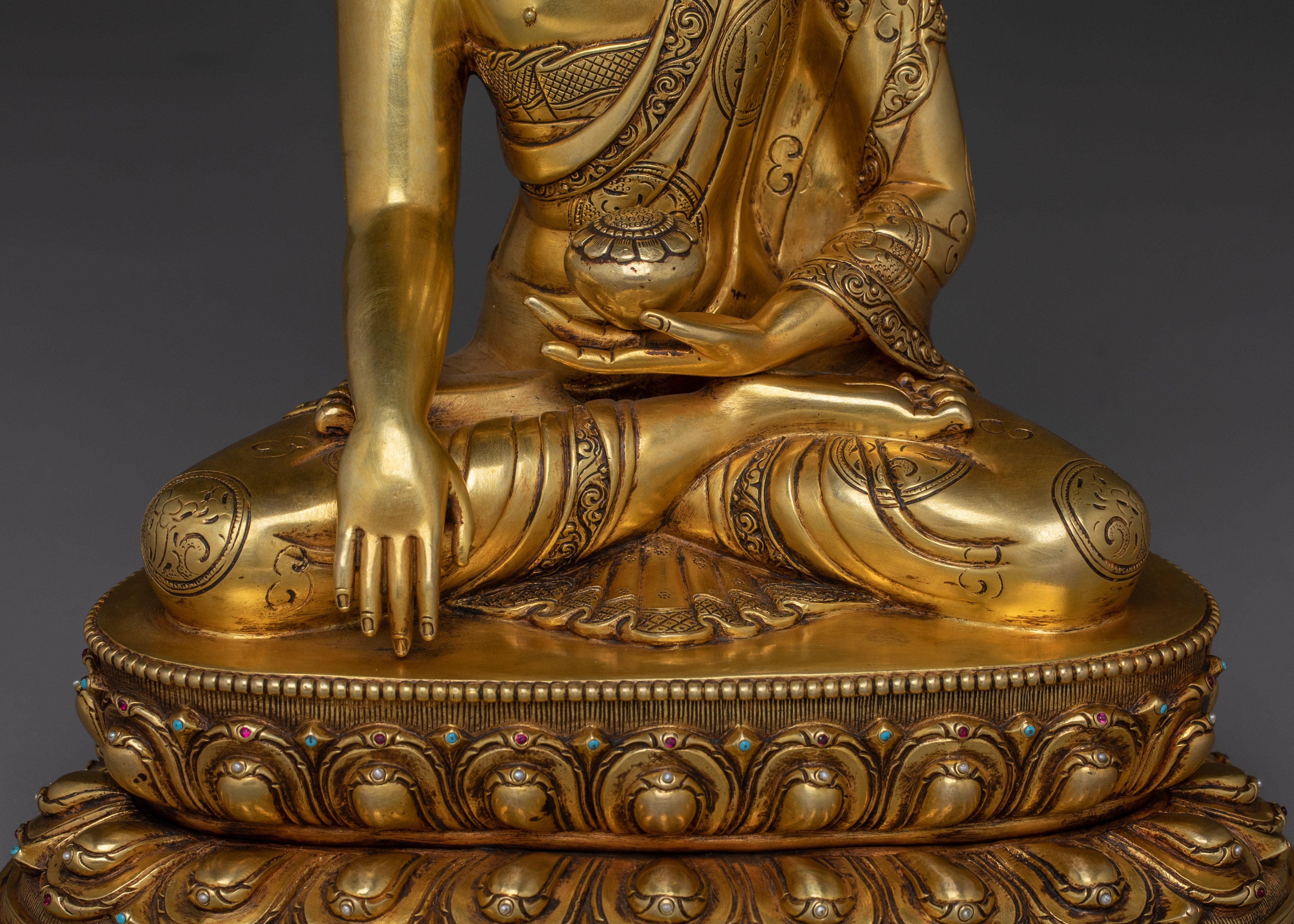 11 Inch Tibetan Shakyamuni Buddha Artwork | Enlightened One