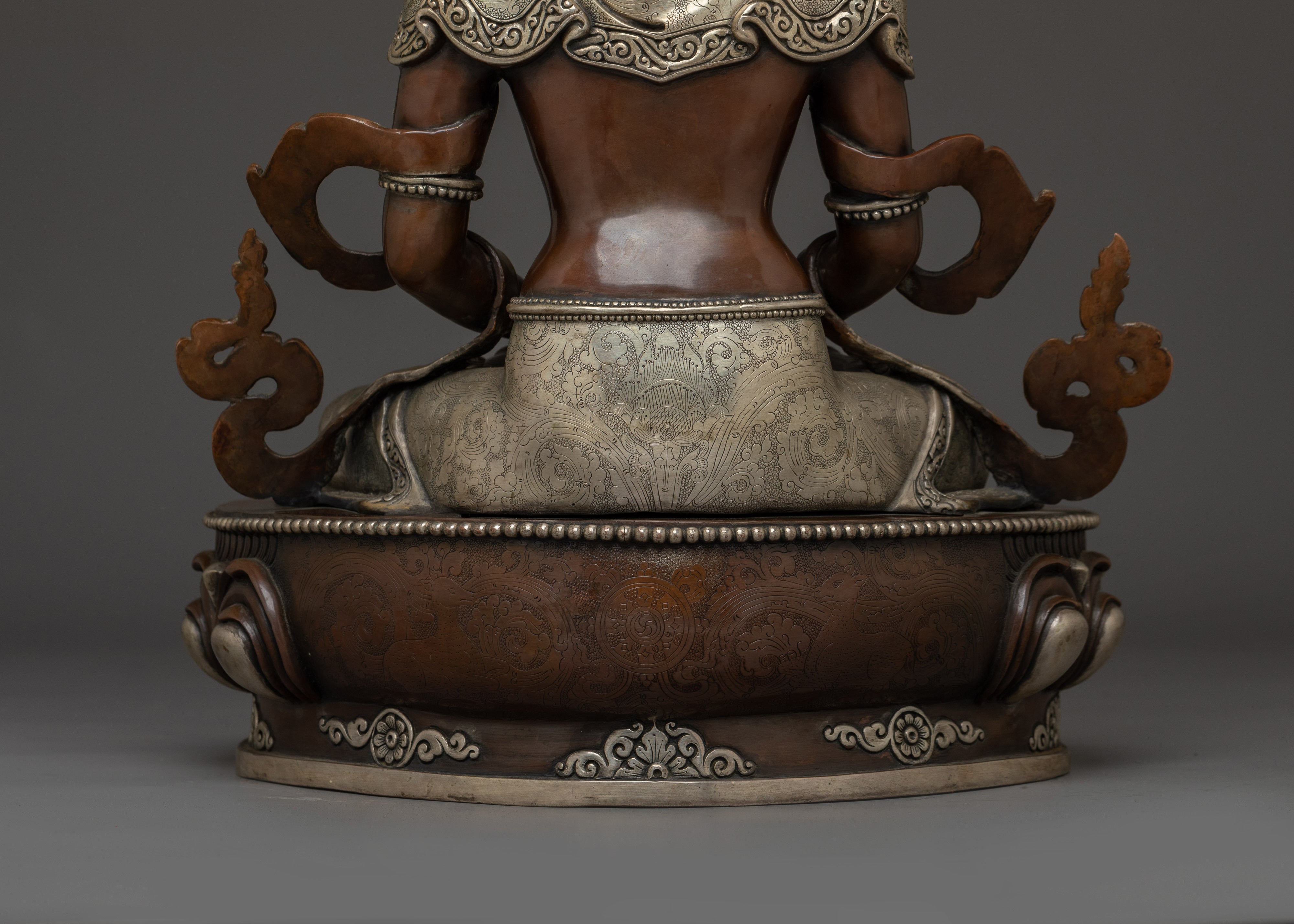 Oxidized Amitayus the Long-Life Buddha Statue | The Long-Life Buddha Art