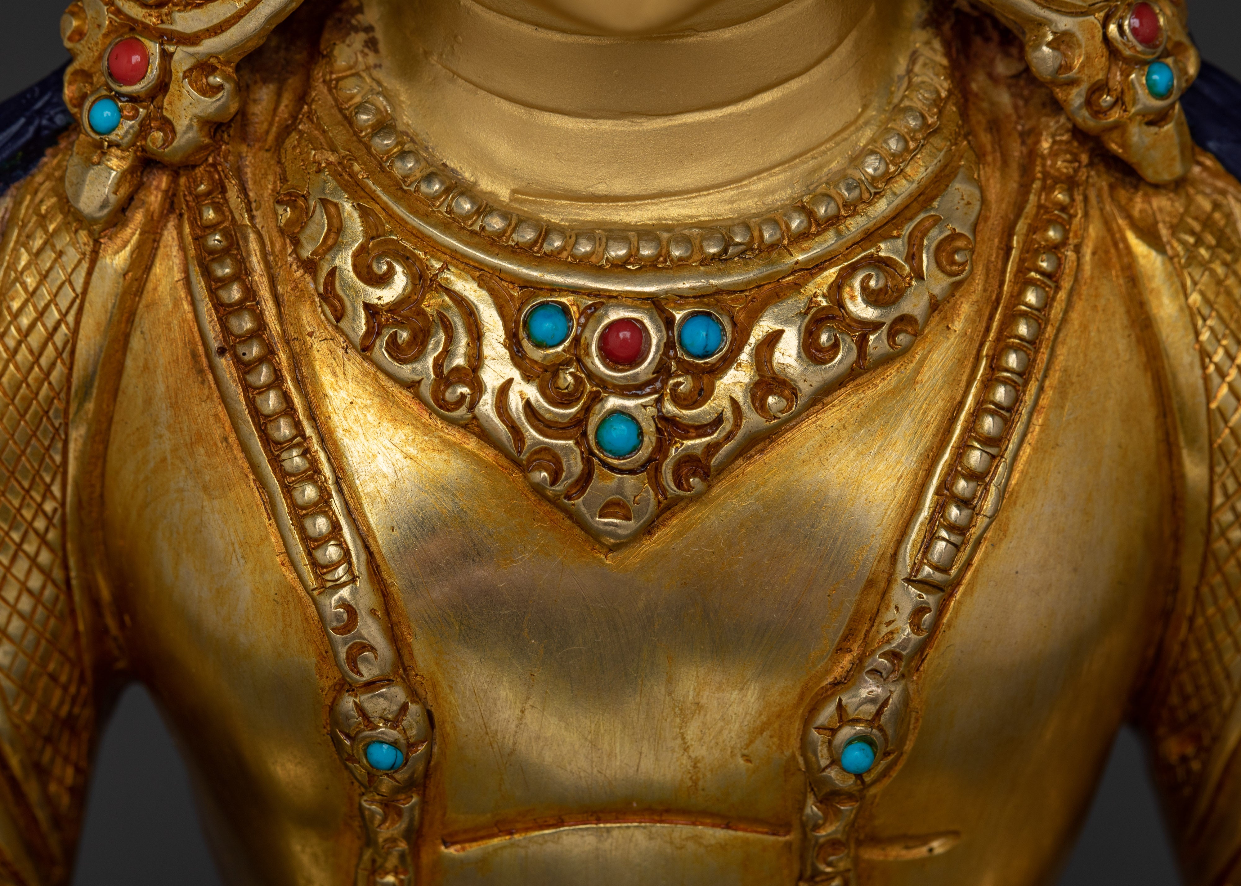 Enlightenment Symbol of Ksitigarbha Statue | Buddhist Guardian Deity Sculpture