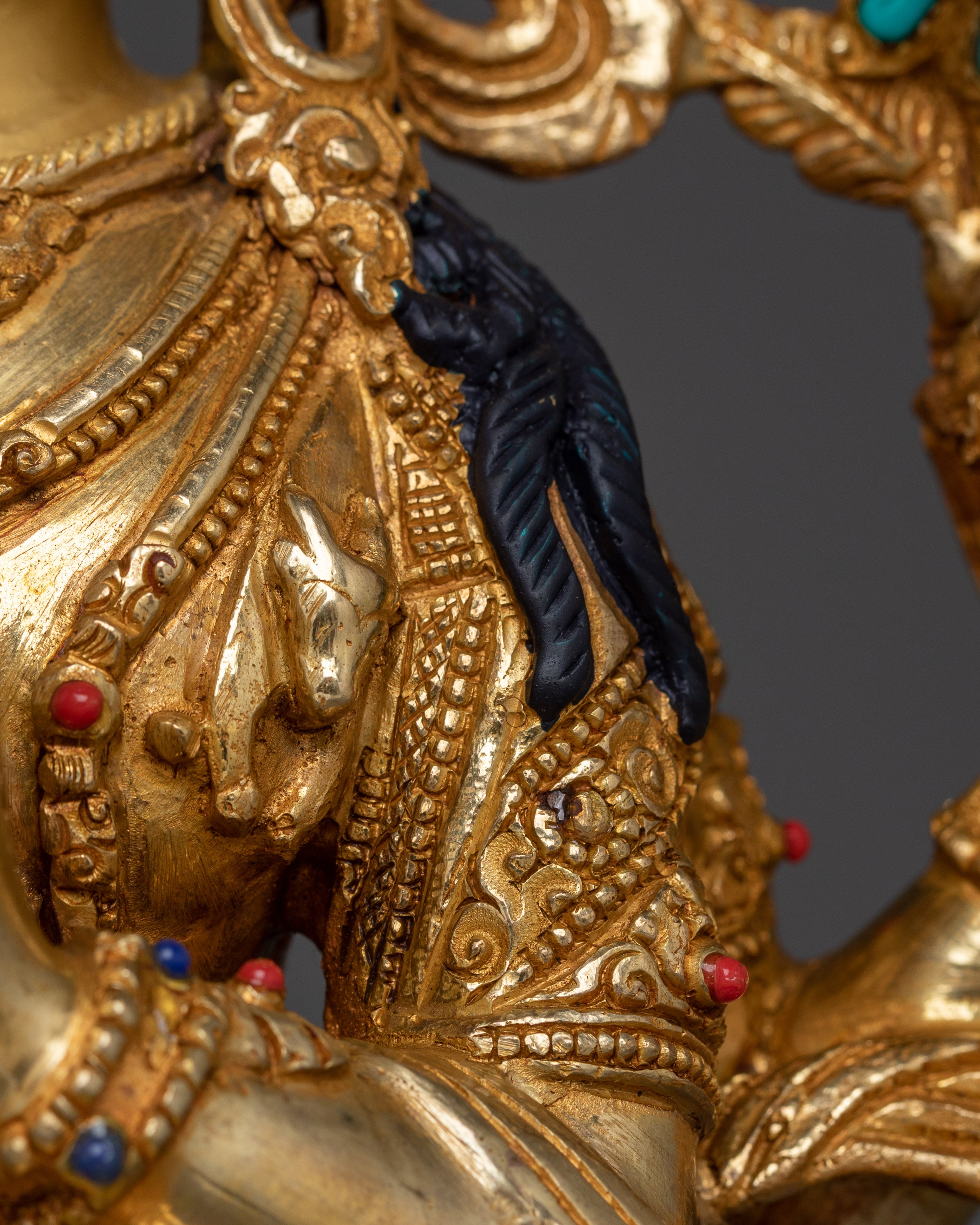 Handmade Buddha Art of Chenrezig | Protector and Healer in Tibetan Buddhism