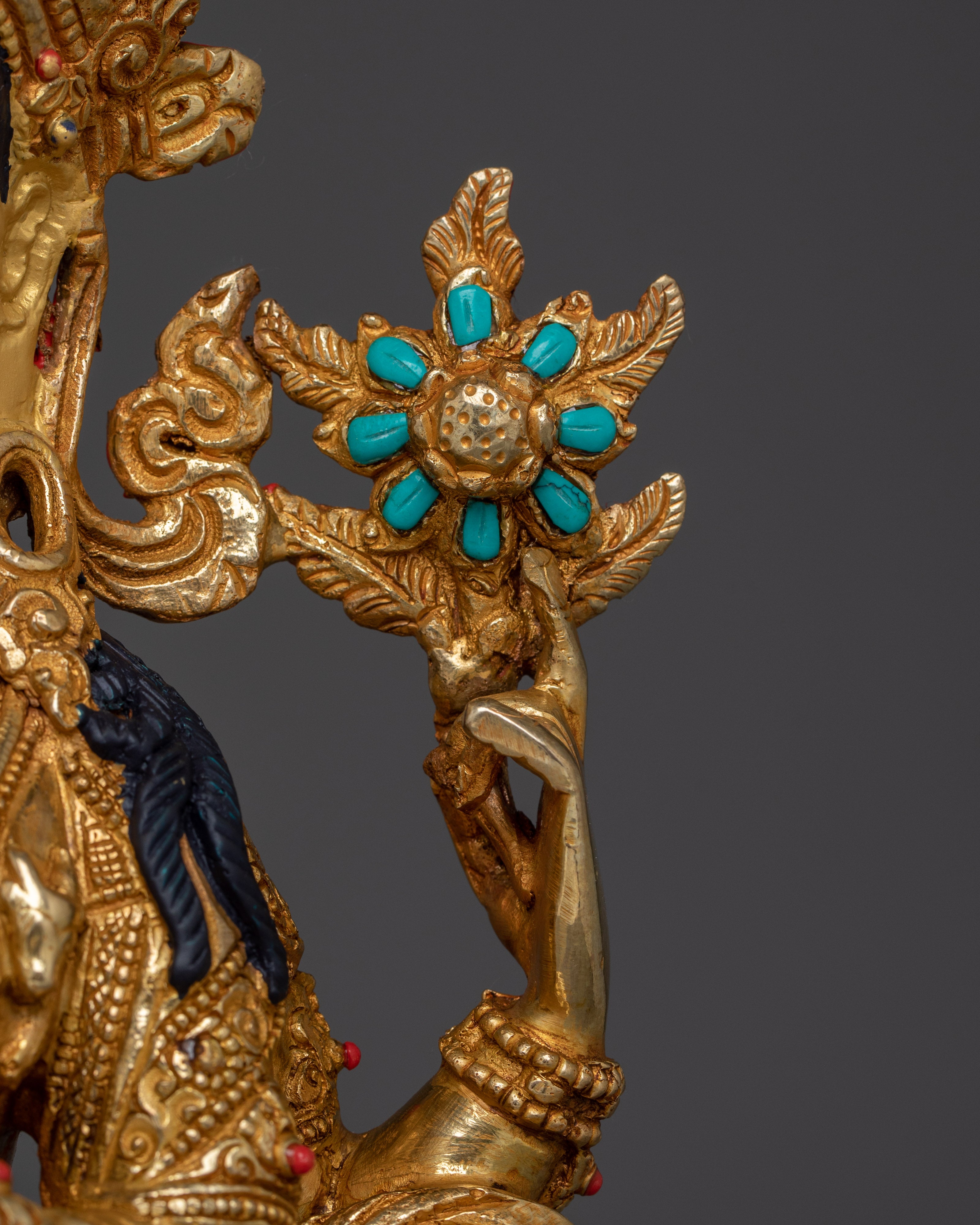 Handmade Buddha Art of Chenrezig | Protector and Healer in Tibetan Buddhism