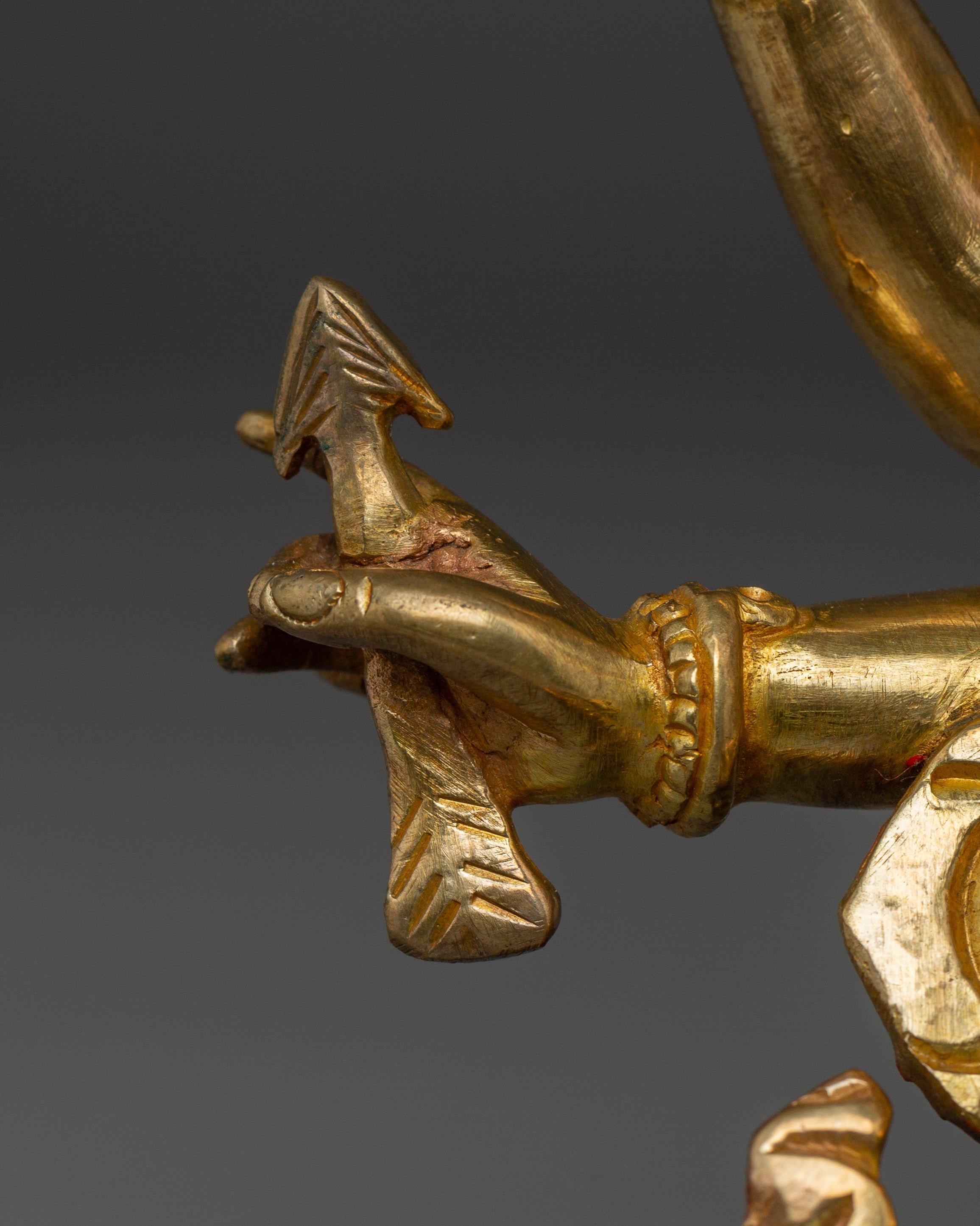 Tibetan Buddhist Deity Namgyalma Copper Statue | Spiritual Protector Sculpture