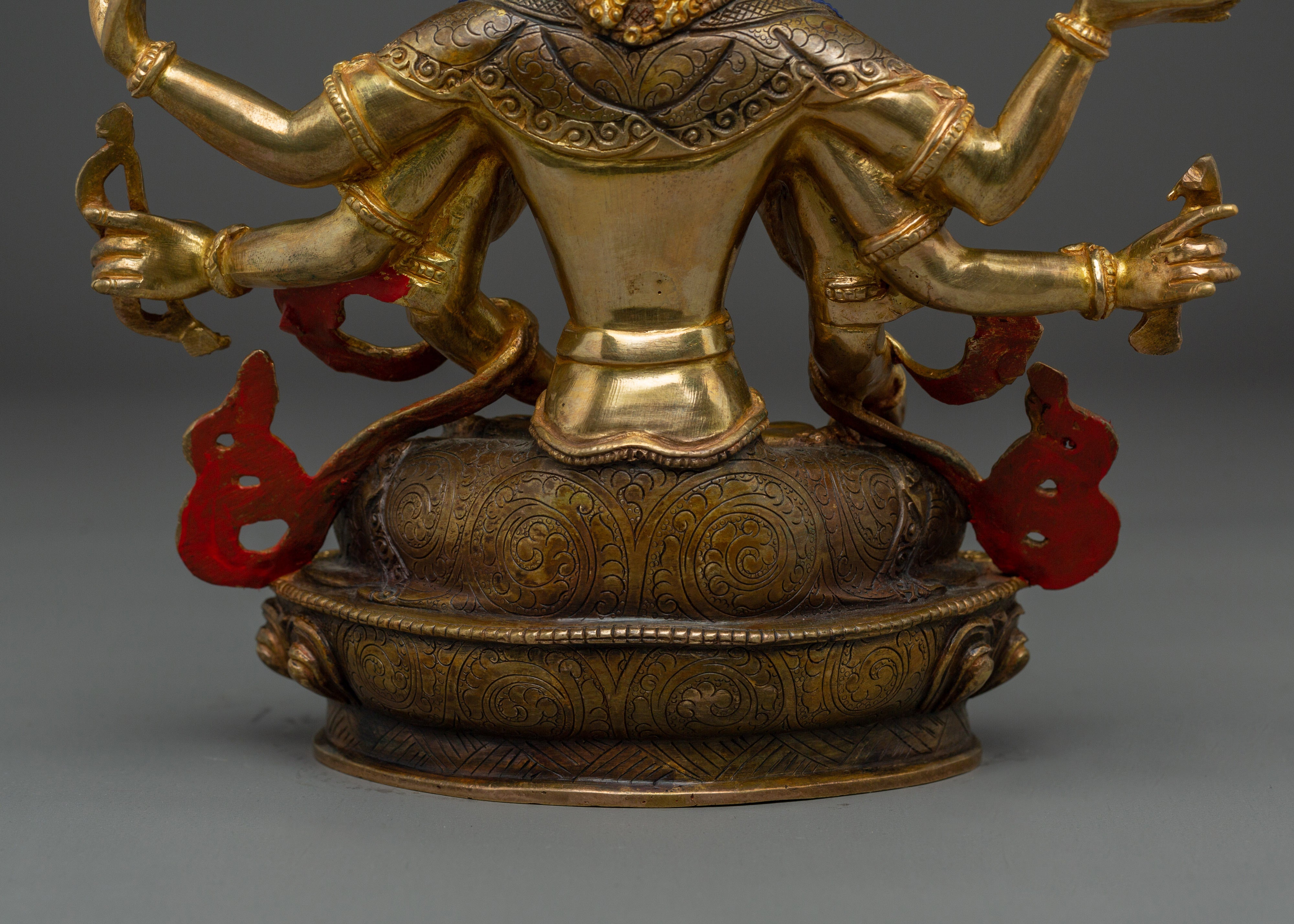 Tibetan Buddhist Deity Namgyalma Copper Statue | Spiritual Protector Sculpture