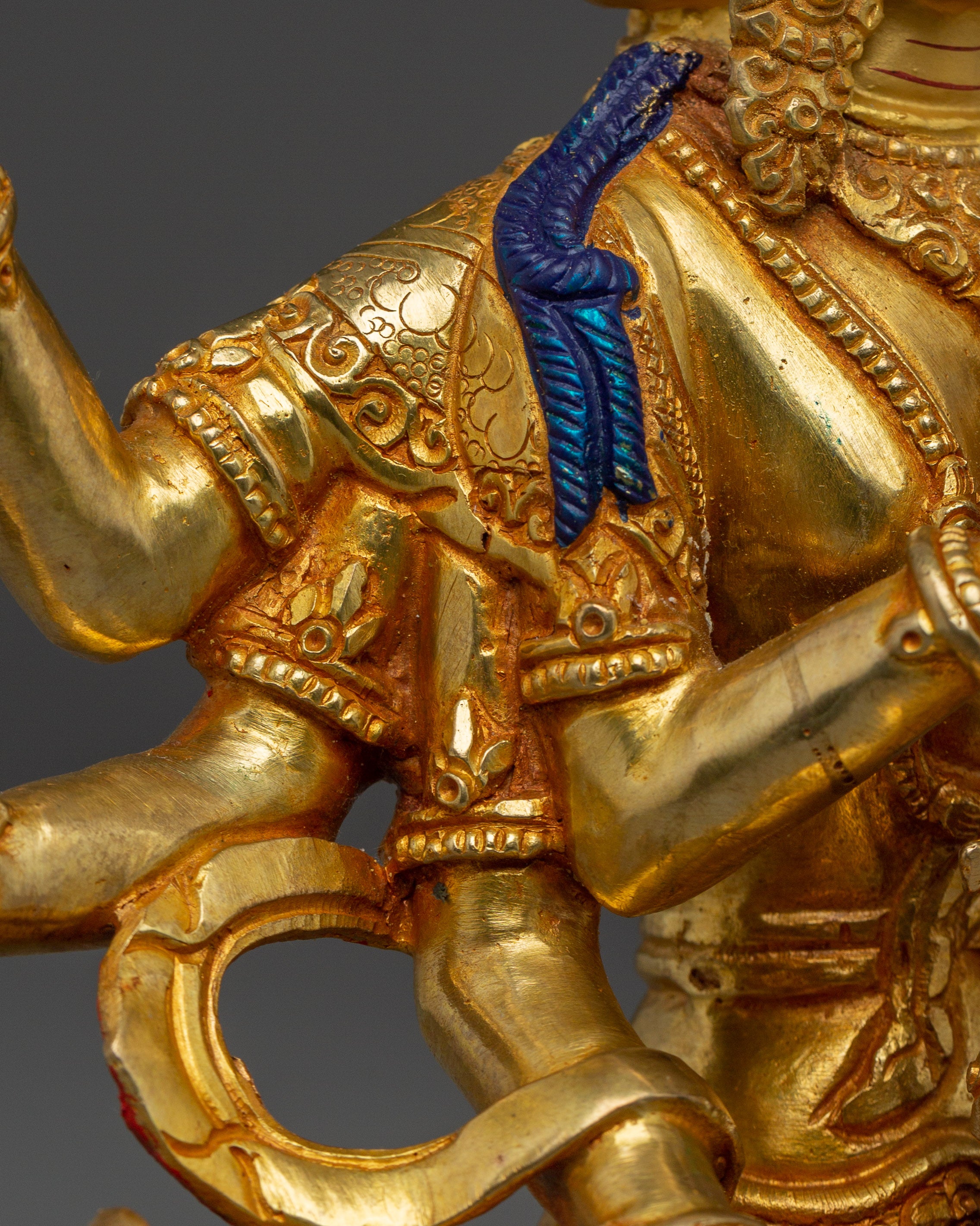 Handmade Namgyalma Copper and Gold Gilded Statue | Spiritual Altar and Meditation