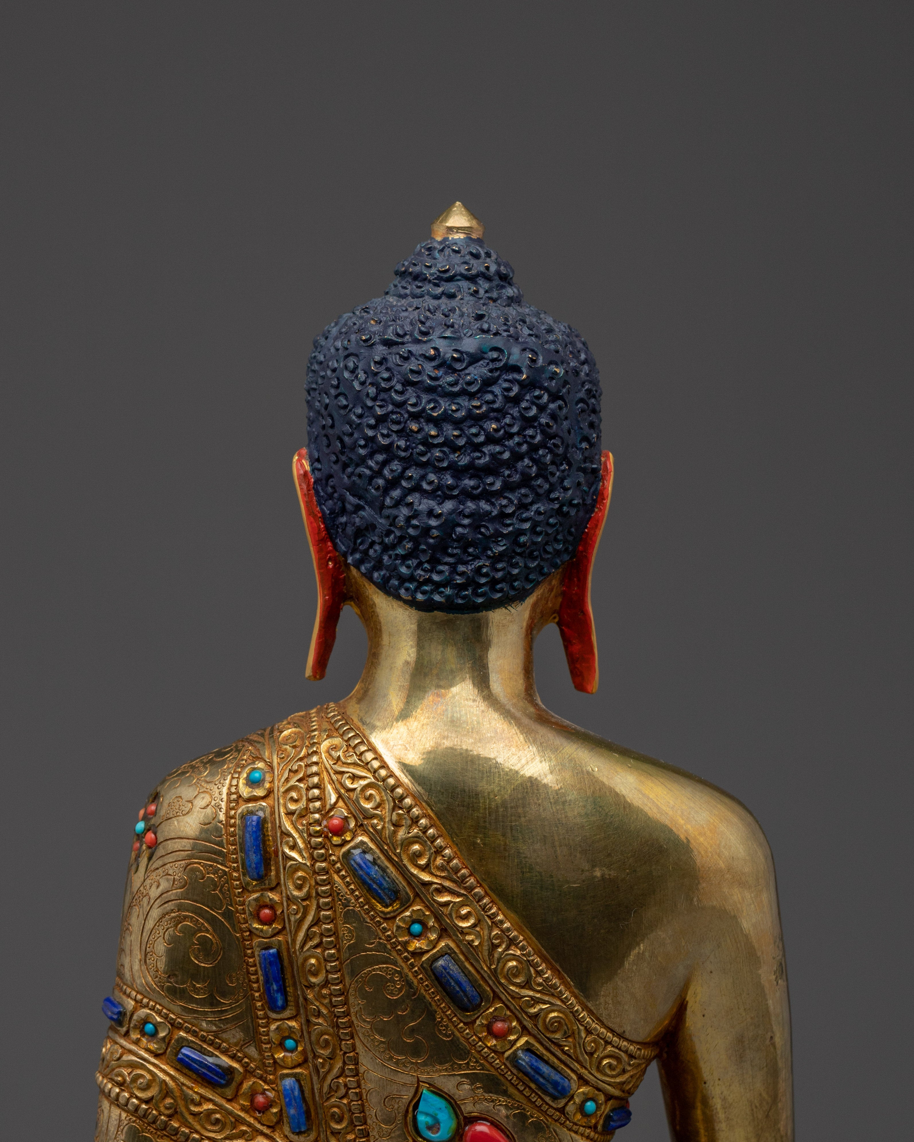 Paragon of Peace Shakyamuni Buddha | 24K Gold Gilded Statue