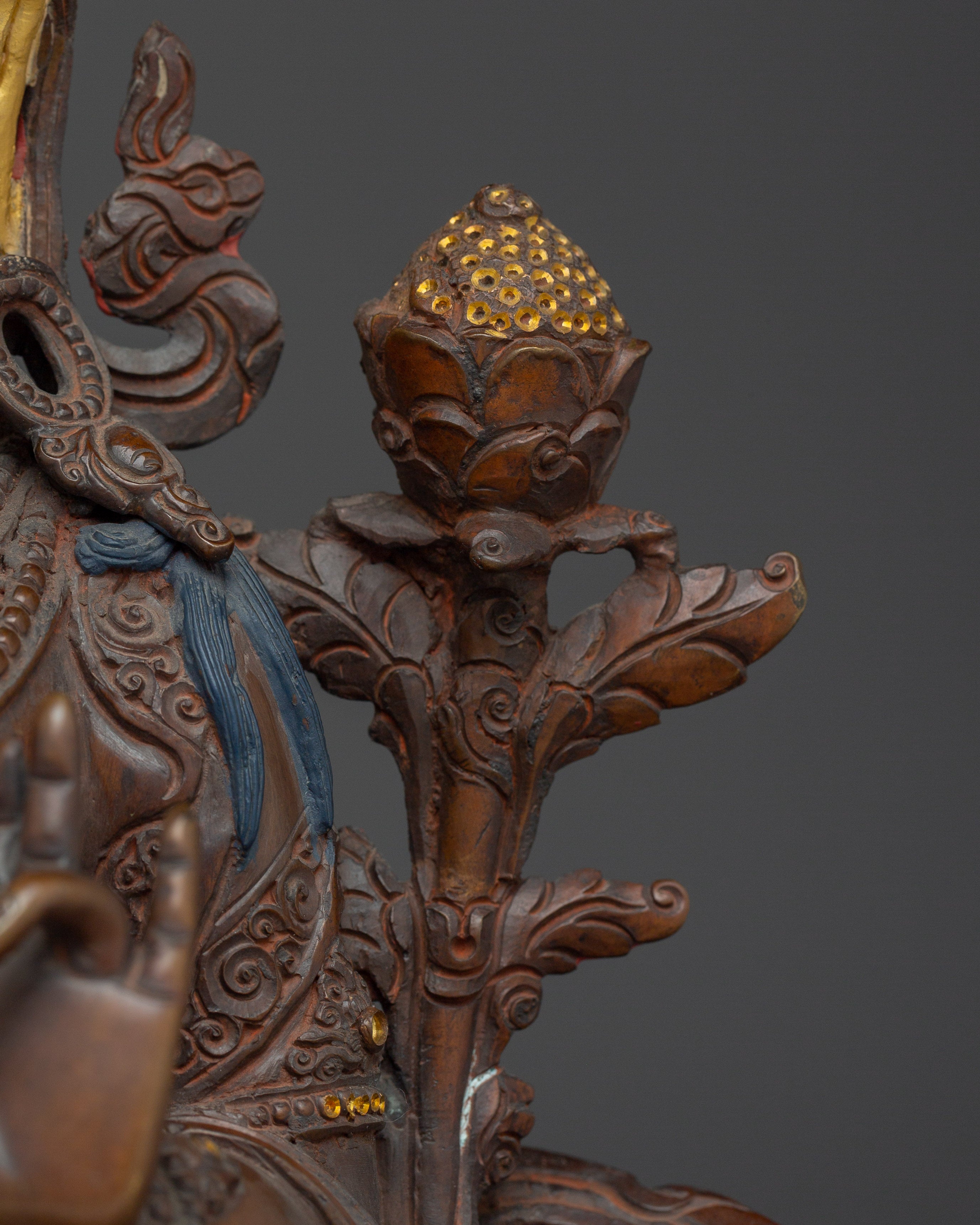 Handmade Exquisite Green Tara Art | Embodiment of Compassion and Swift Protection