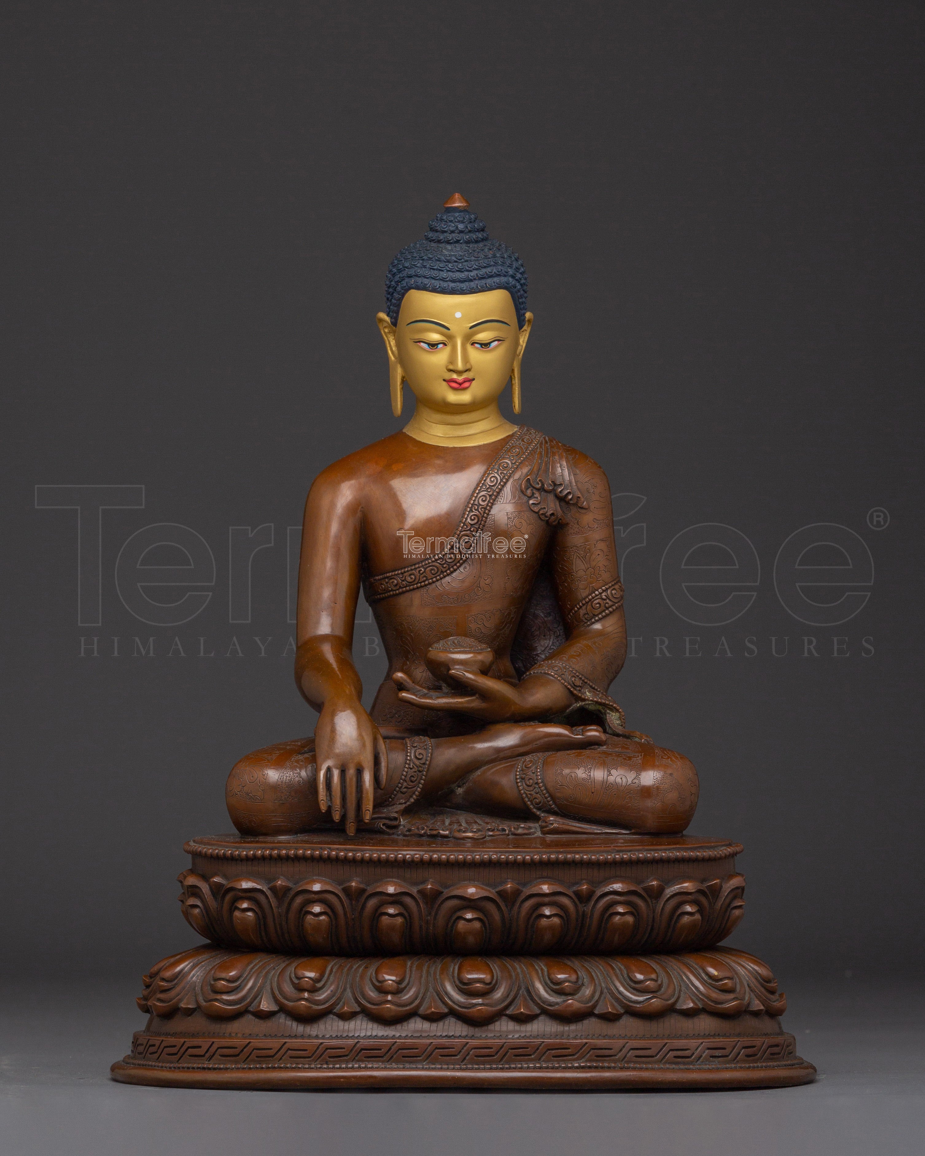 Traditional Shakyamuni Buddha Sculpture | Enlightenment Symbol