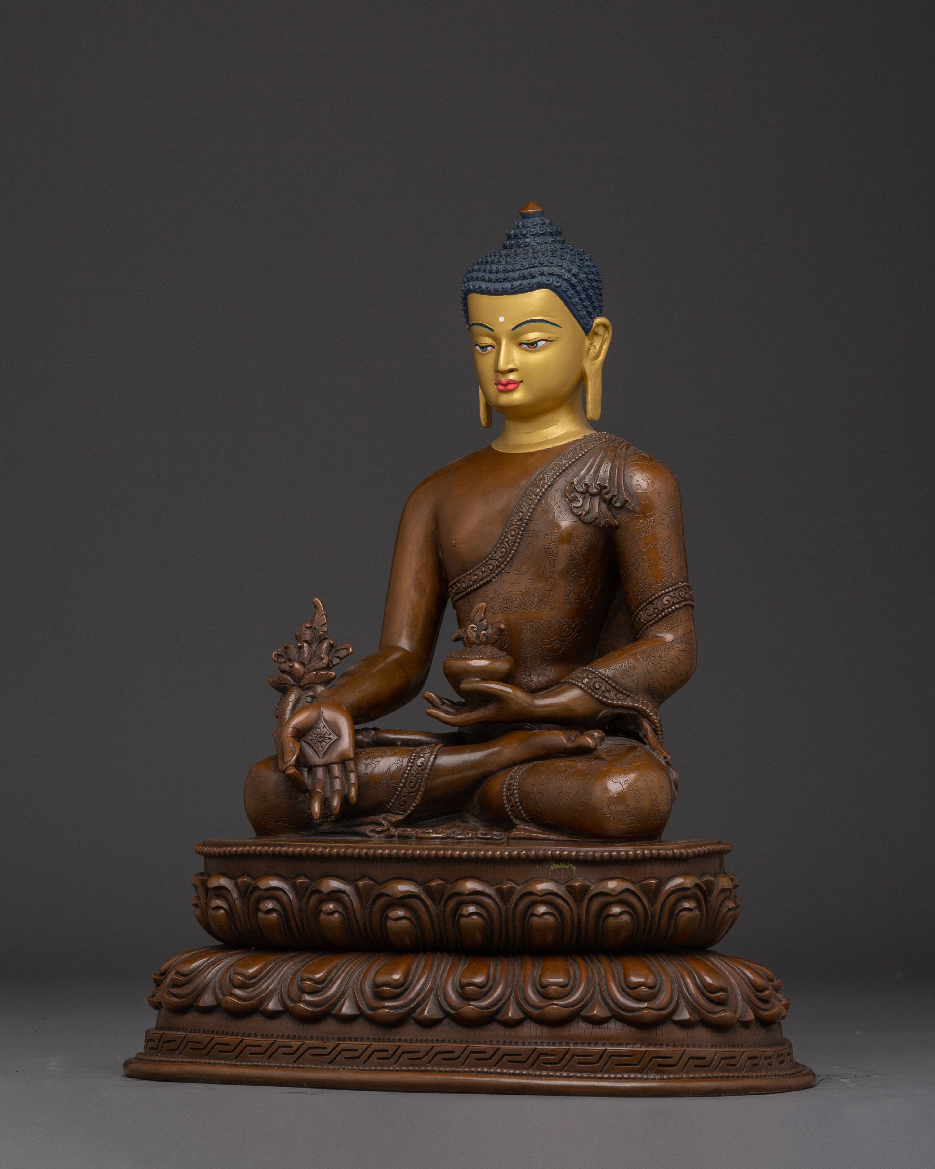 Handmade Healing Deity Medicine Buddha | Divine Source of Healing, Purification