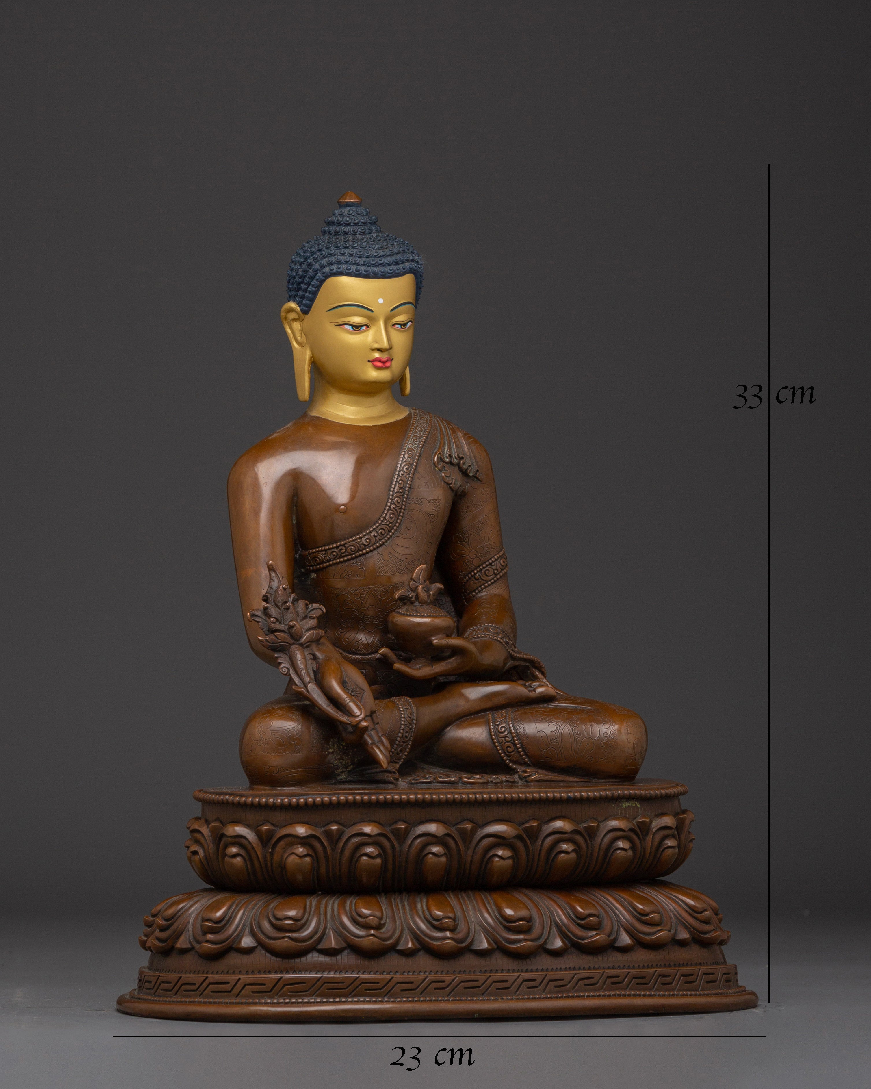 Handmade Healing Deity Medicine Buddha | Divine Source of Healing, Purification