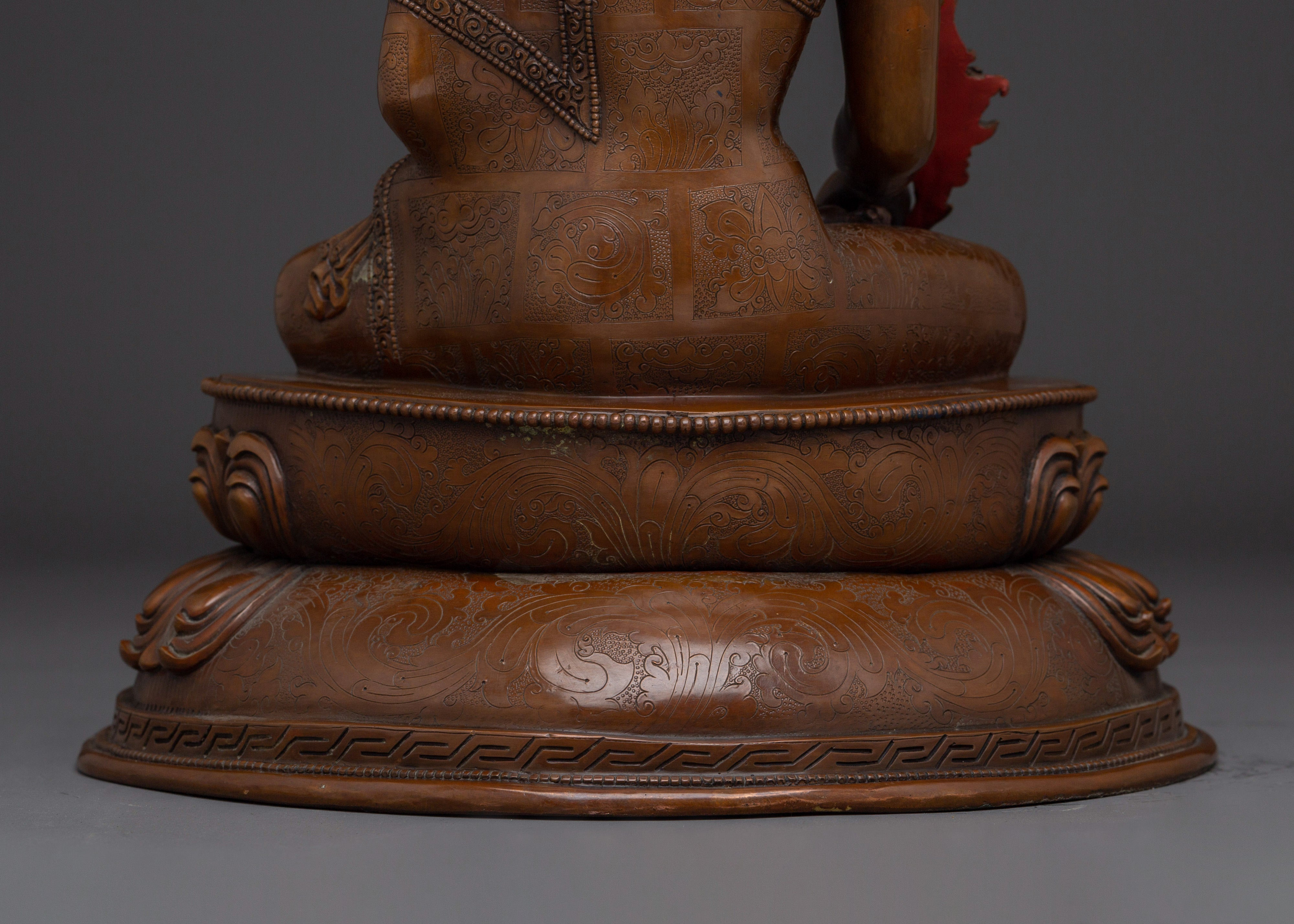 Handmade Healing Deity Medicine Buddha | Divine Source of Healing, Purification