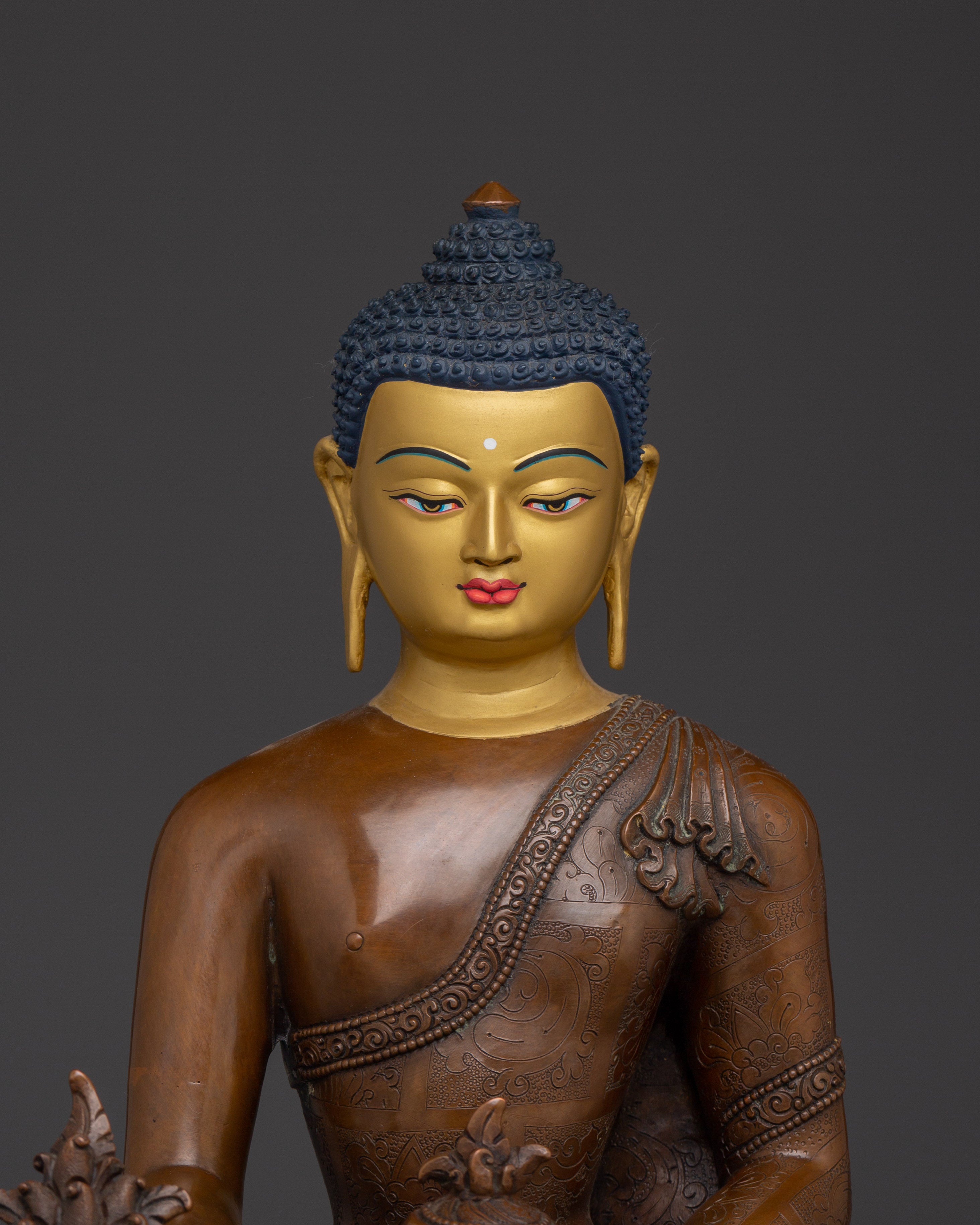 Handmade Healing Deity Medicine Buddha | Divine Source of Healing, Purification