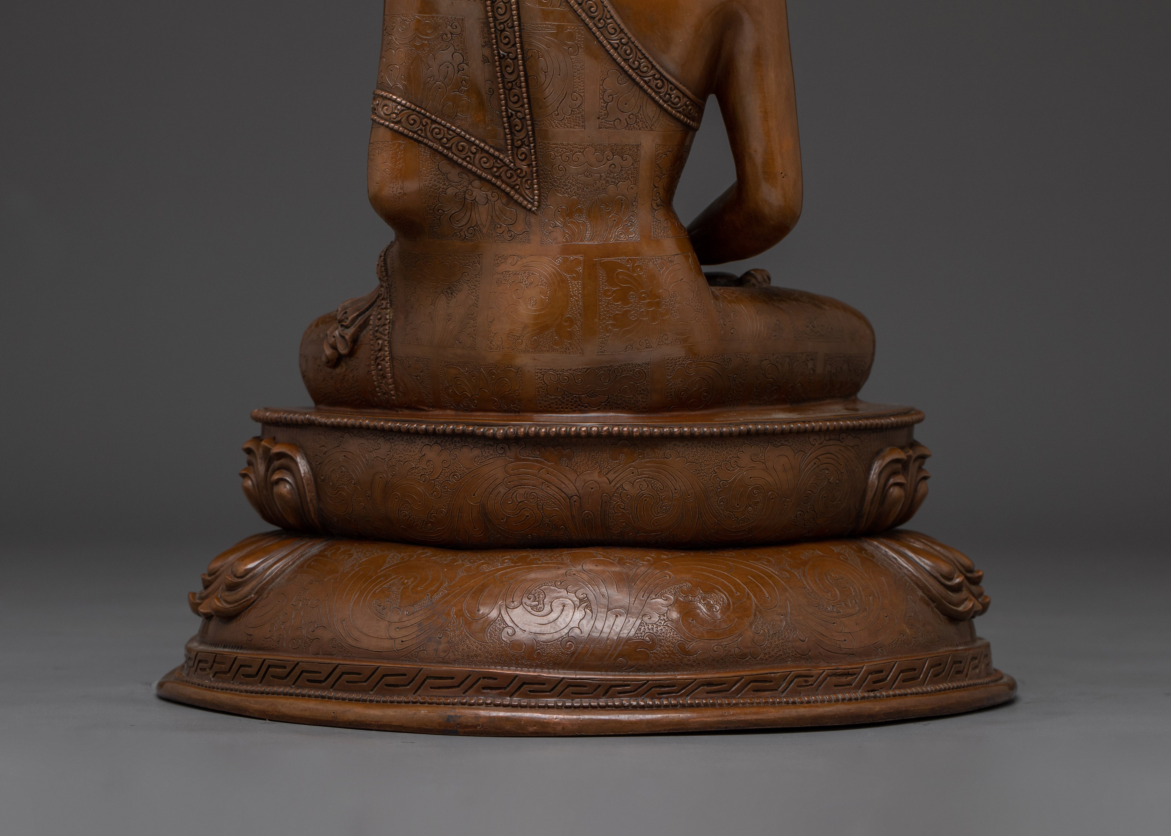 Oxidized Amitabha Buddha Statue | Himalayan Decor Artwork