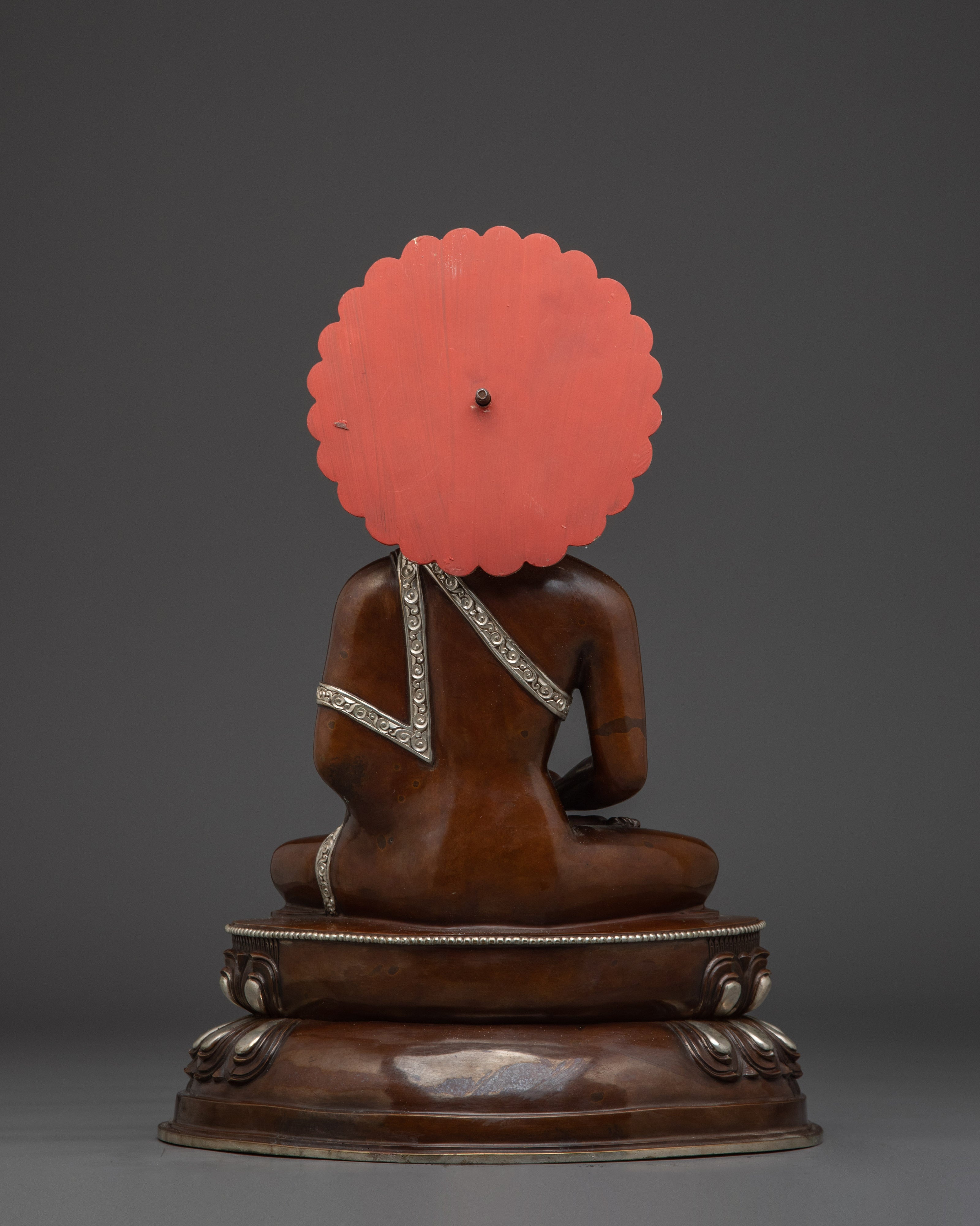 Amitabha Buddha Oxidized Silver Statue | The Ruler of Pure Land