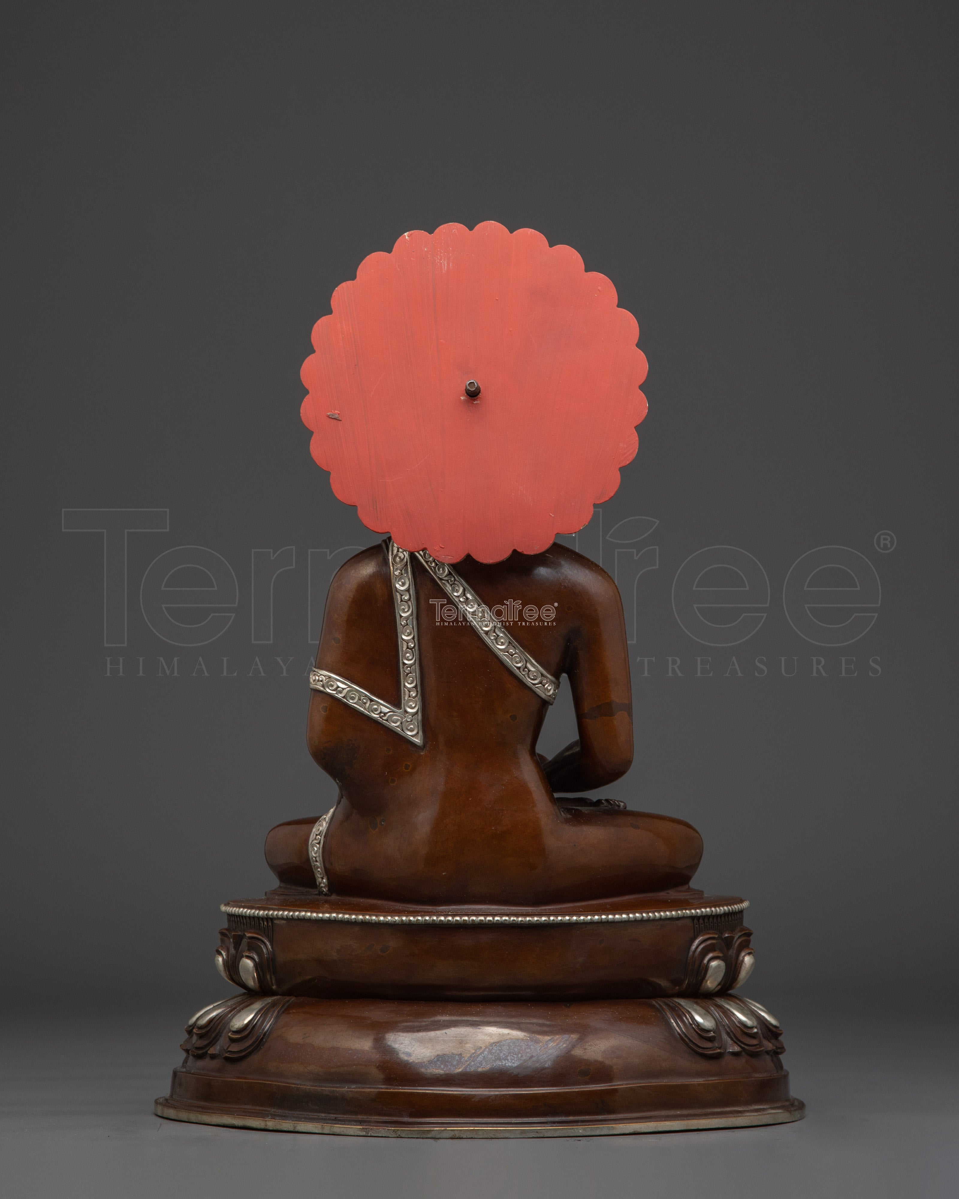 Amitabha Buddha Oxidized Silver Statue | The Ruler of Pure Land