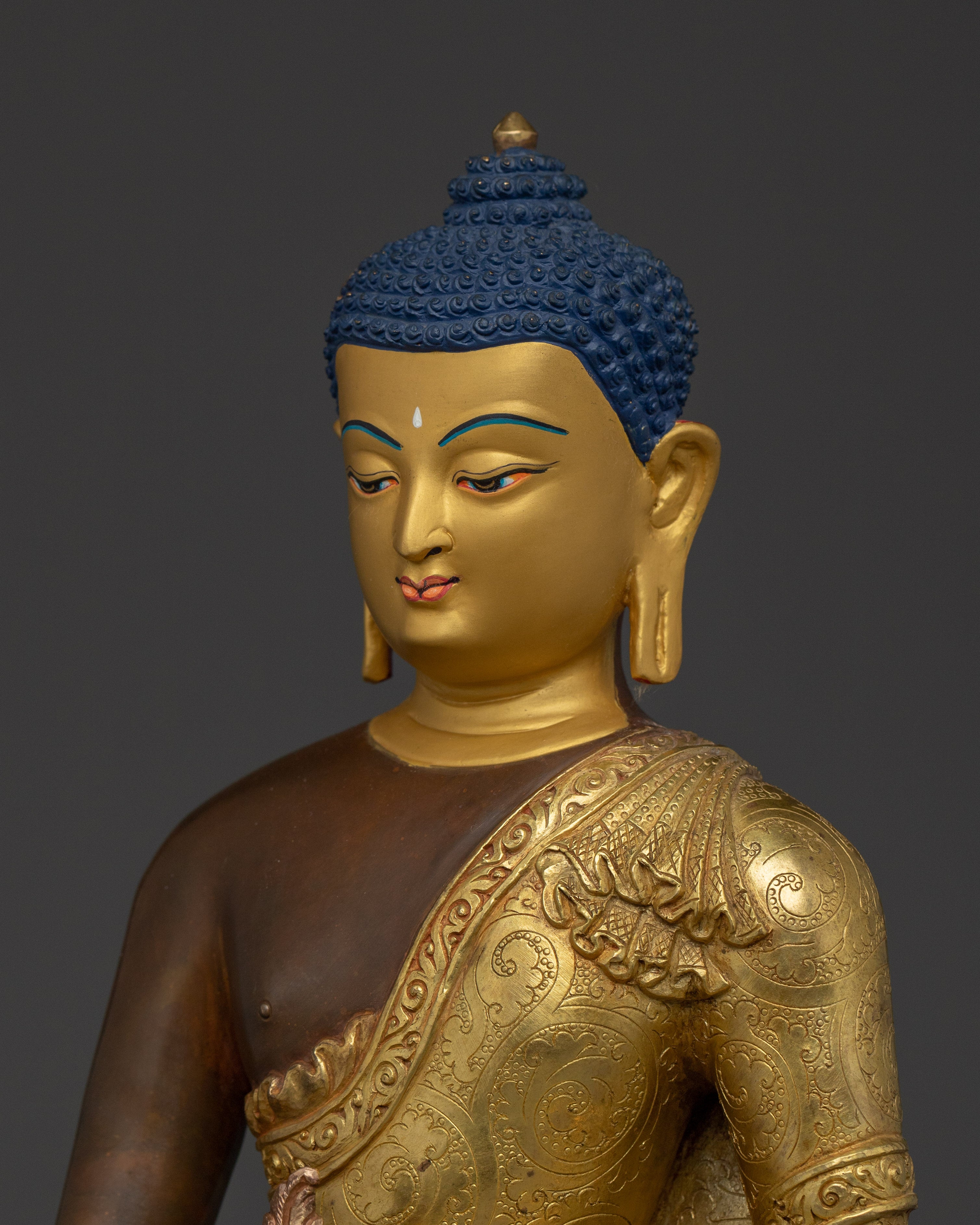 Medicine Buddha Spiritual Decoration | Bhaisajyaguru Sculpture