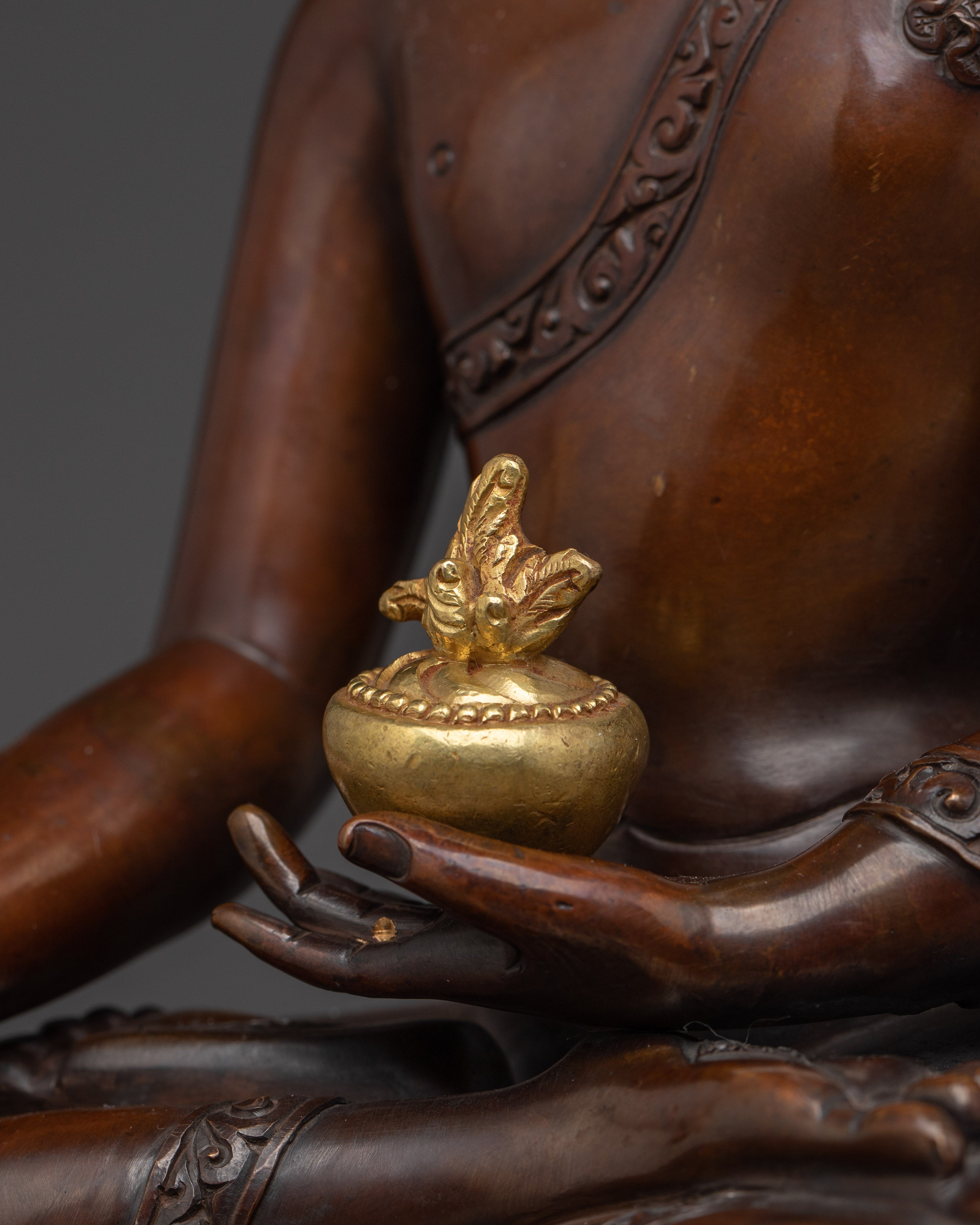 Divine Healer Medicine Buddha Statue | Bhaisajyaguru Artwork