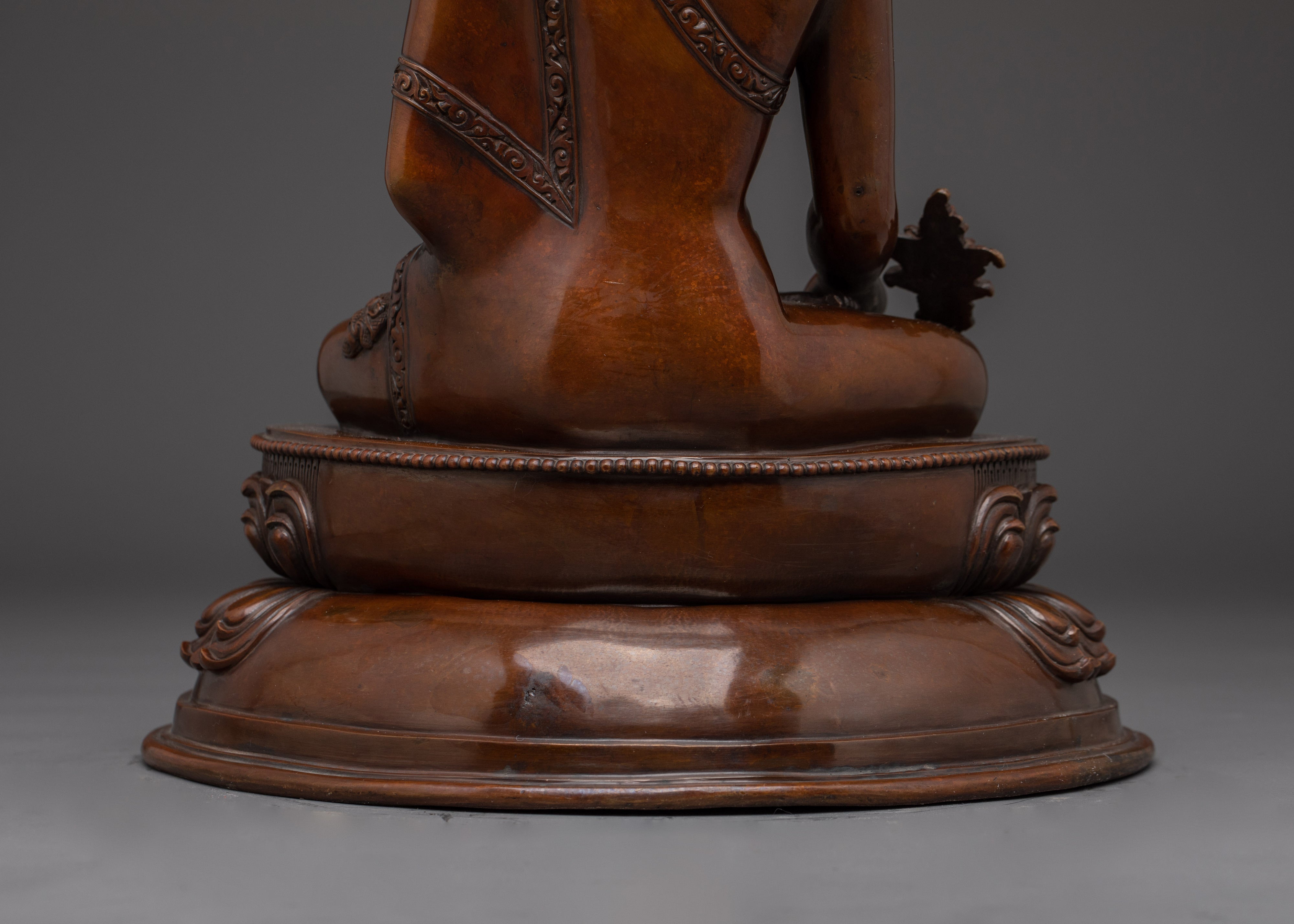 Divine Healer Medicine Buddha Statue | Bhaisajyaguru Artwork